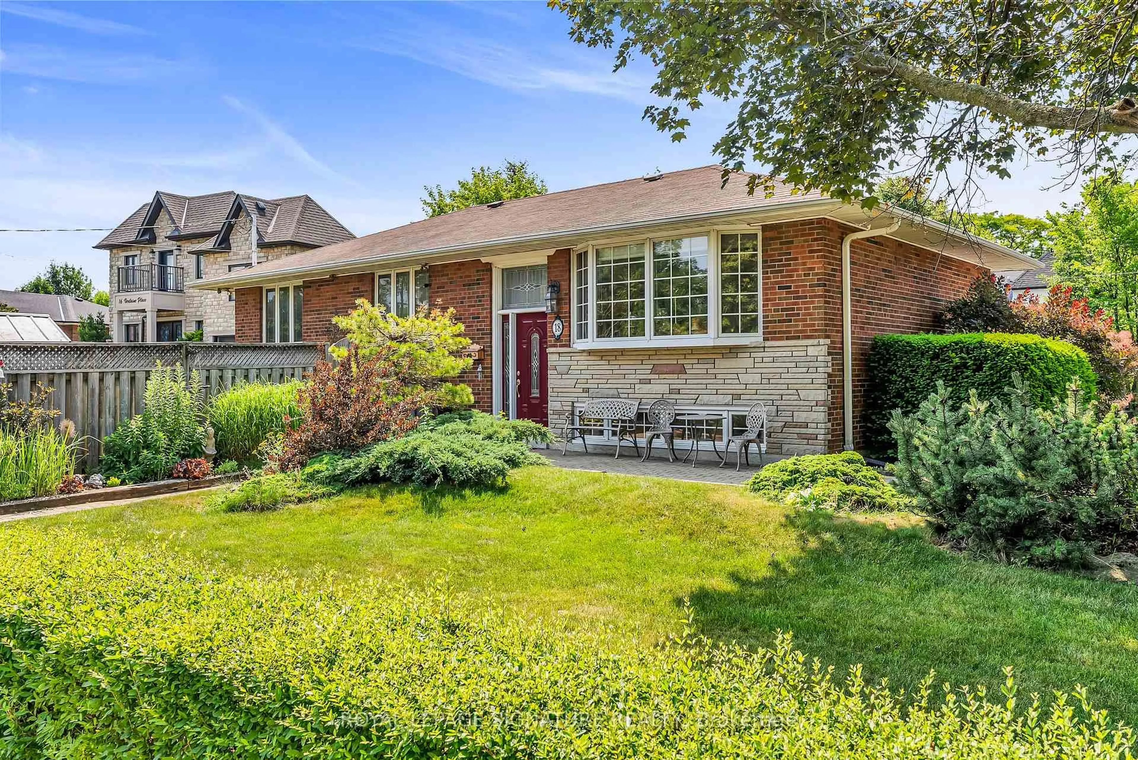 Home with brick exterior material, street for 18 Verlaine Pl, Toronto Ontario M1P 3X3