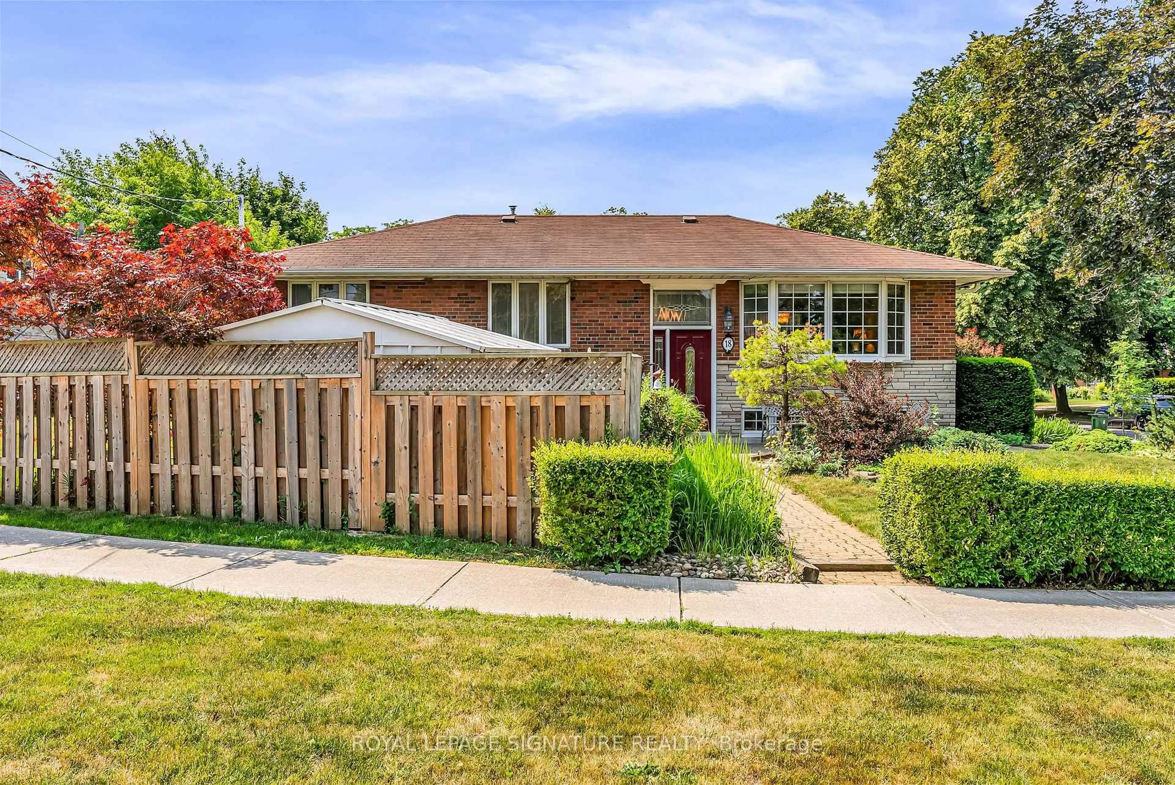 Home with brick exterior material, street for 18 Verlaine Pl, Toronto Ontario M1P 3X3