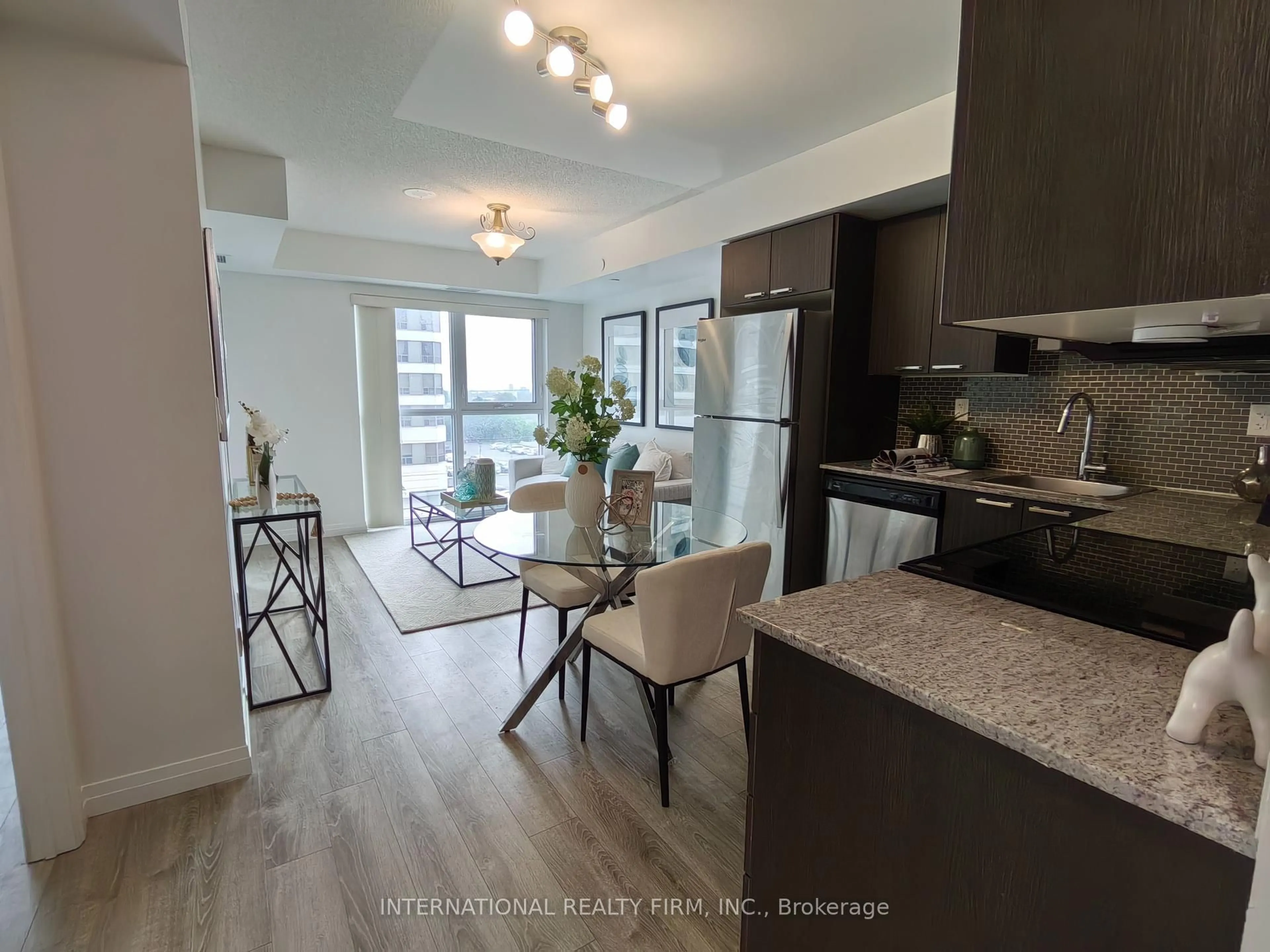 Open concept kitchen, unknown for 2152 Lawrence Ave #507, Toronto Ontario M1R 0B5