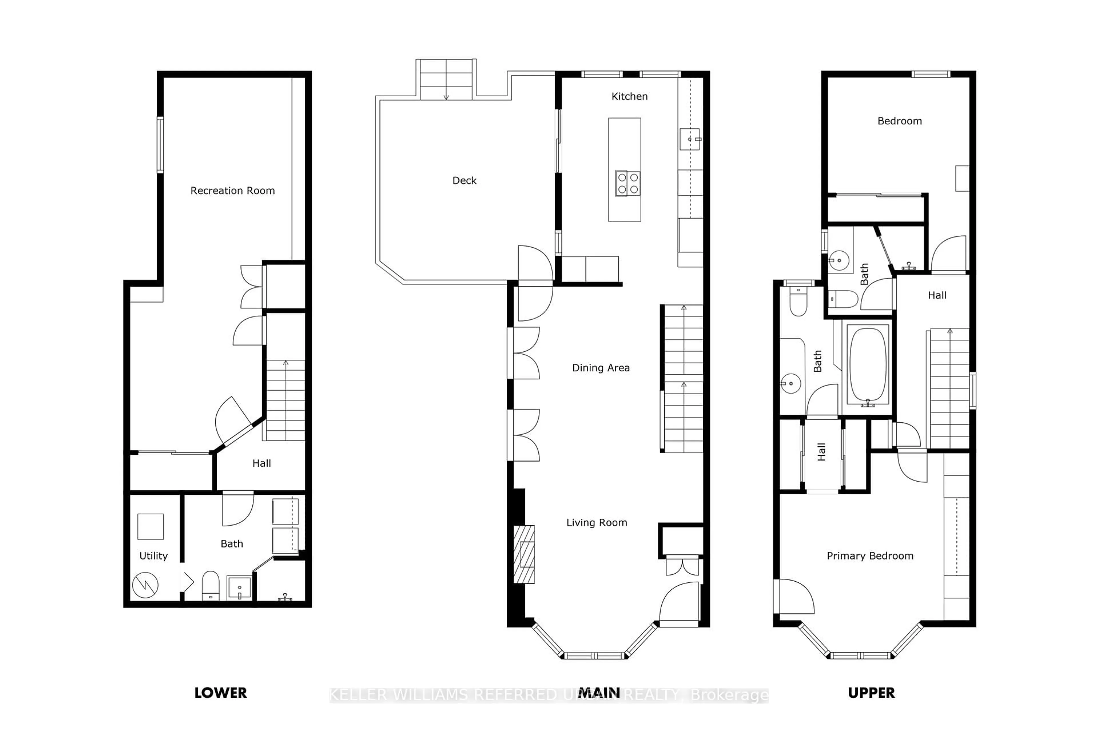 Floor plan for 18 Eastmount Ave, Toronto Ontario M4K 1V1