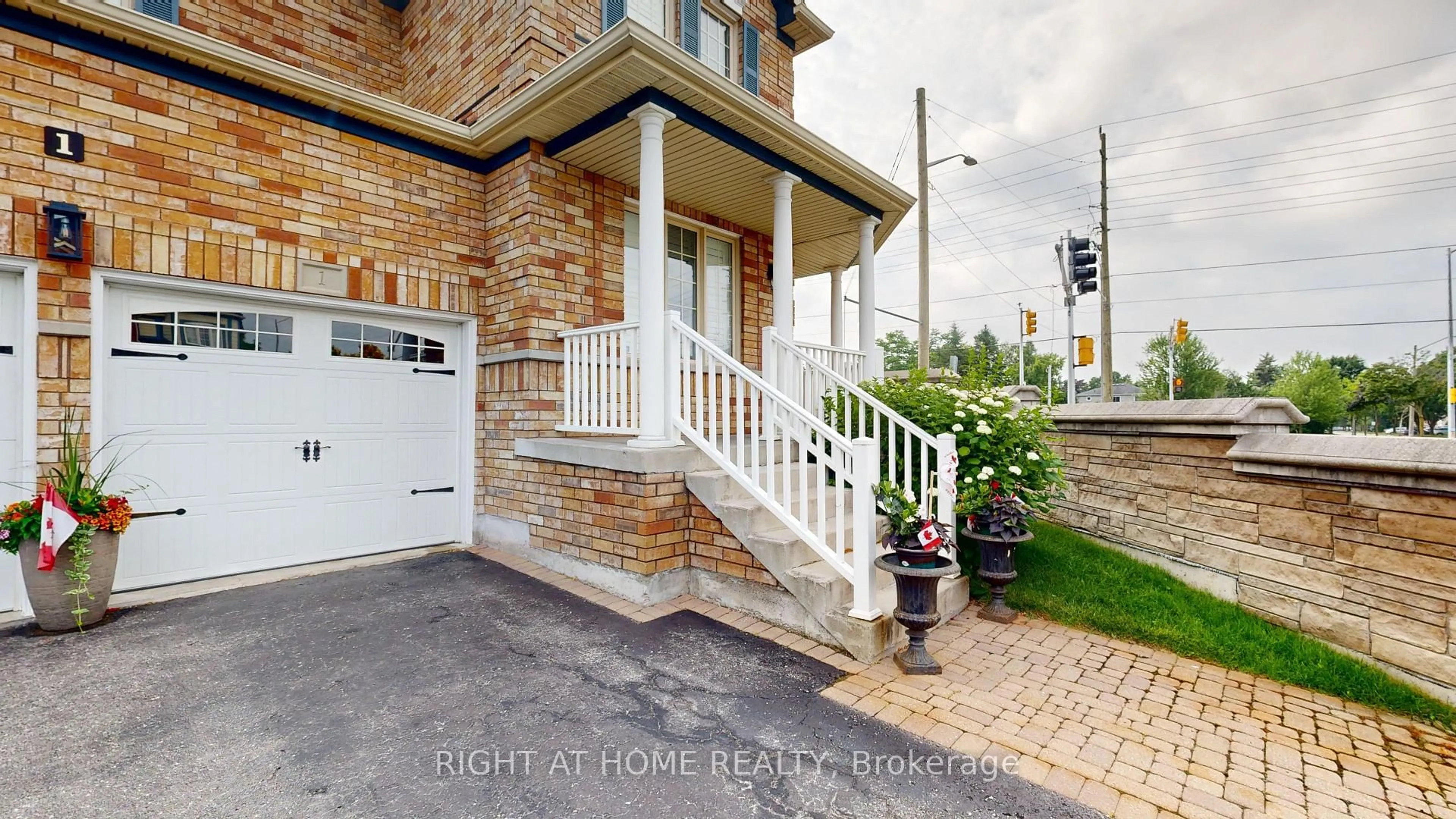 Home with brick exterior material, street for 1 Carter-Bennett Dr, Ajax Ontario L1T 4N6