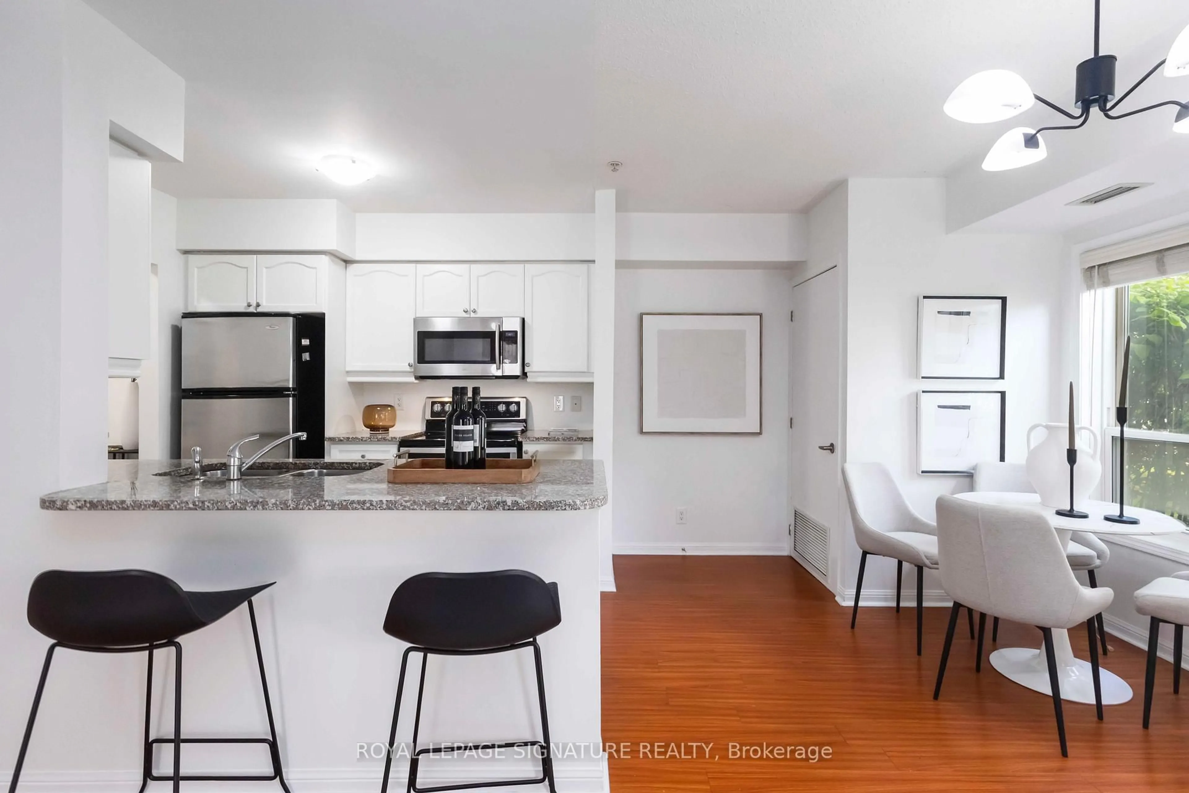 Open concept kitchen, unknown for 60 Mendelssohn St #121, Toronto Ontario M1L 0G9