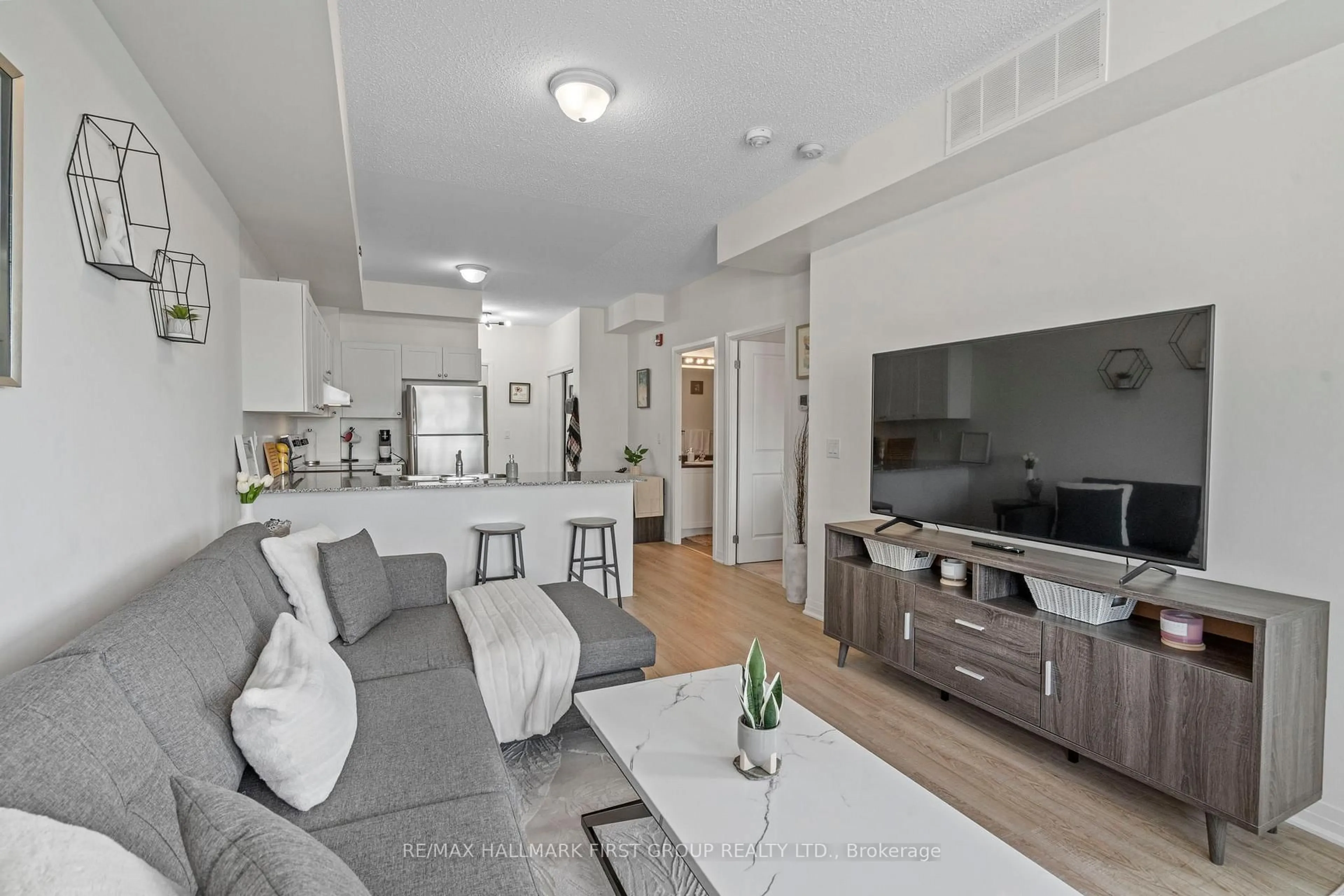 Living room with furniture, unknown for 70 Shipway Ave #201, Clarington Ontario L1B 0V7