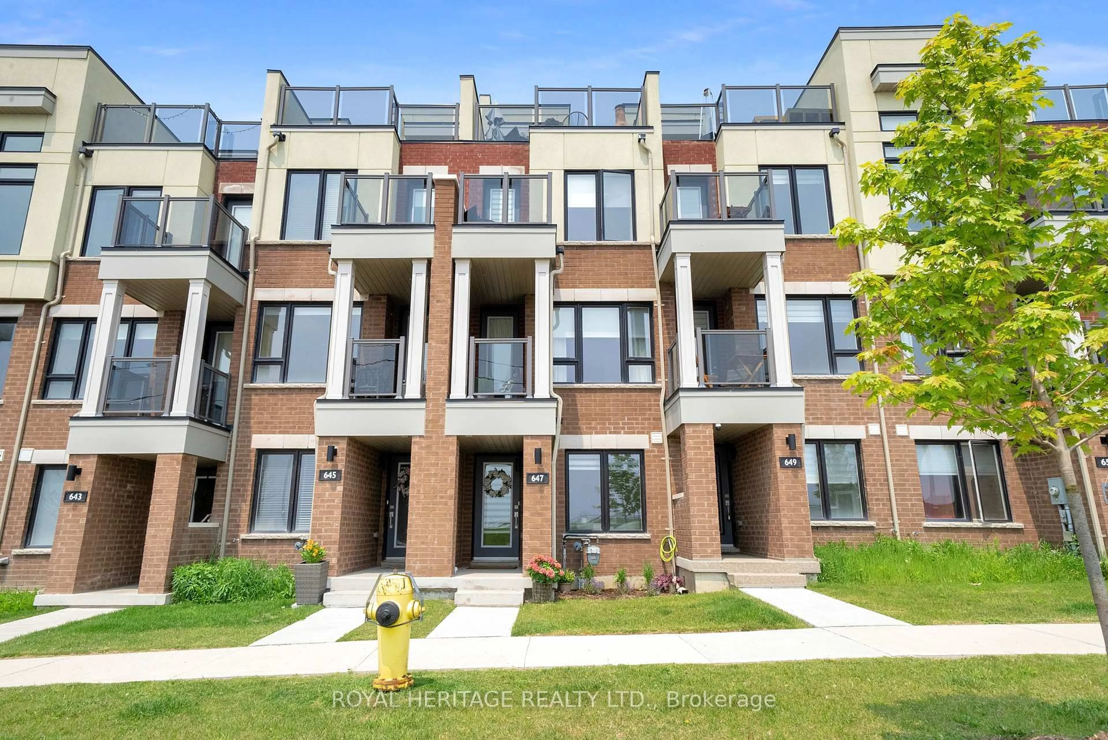 Home with brick exterior material, street for 647 Port Darlington Rd, Clarington Ontario L1C 7G2