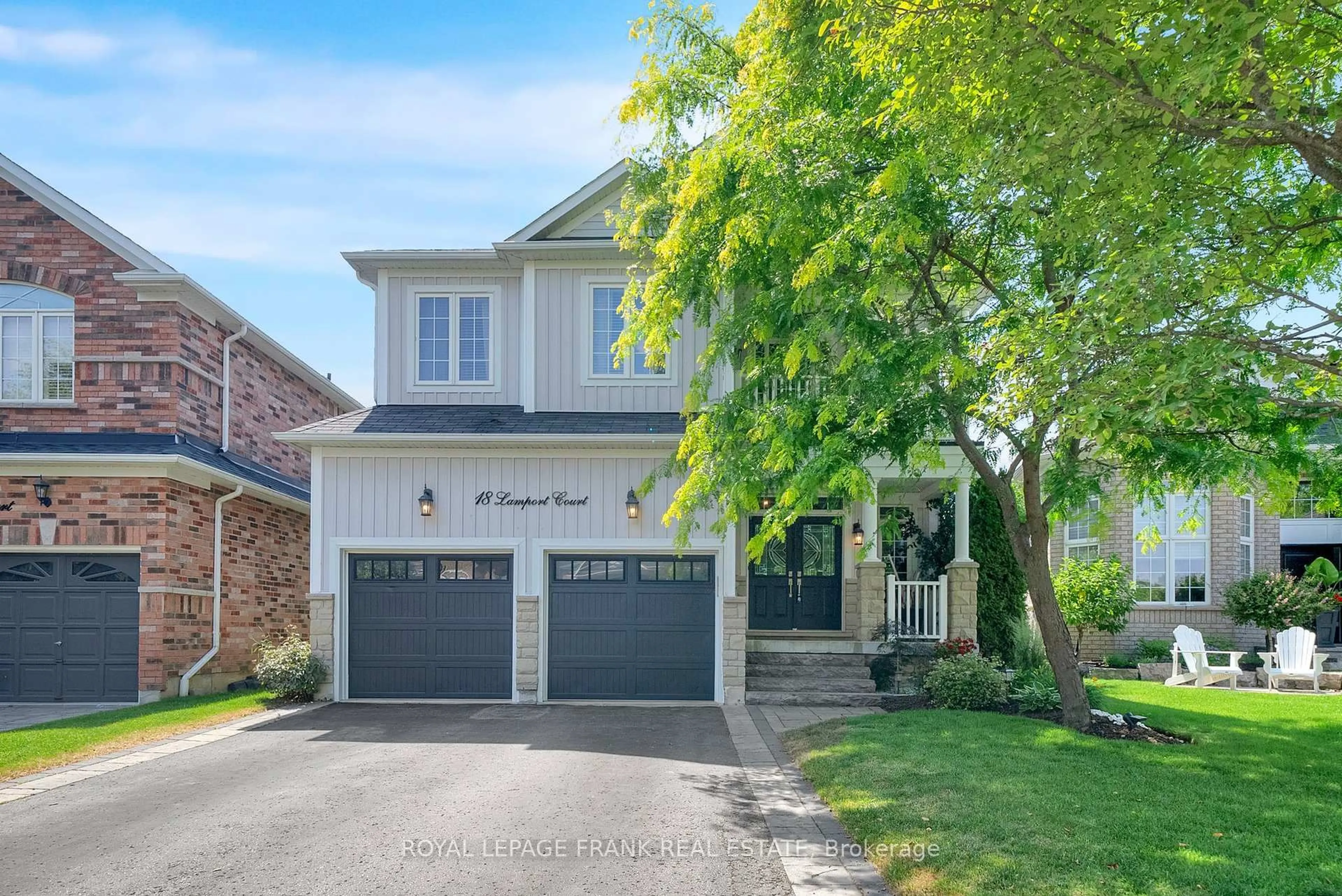 Home with brick exterior material, street for 18 Lamport Crt, Whitby Ontario L1M 0B1