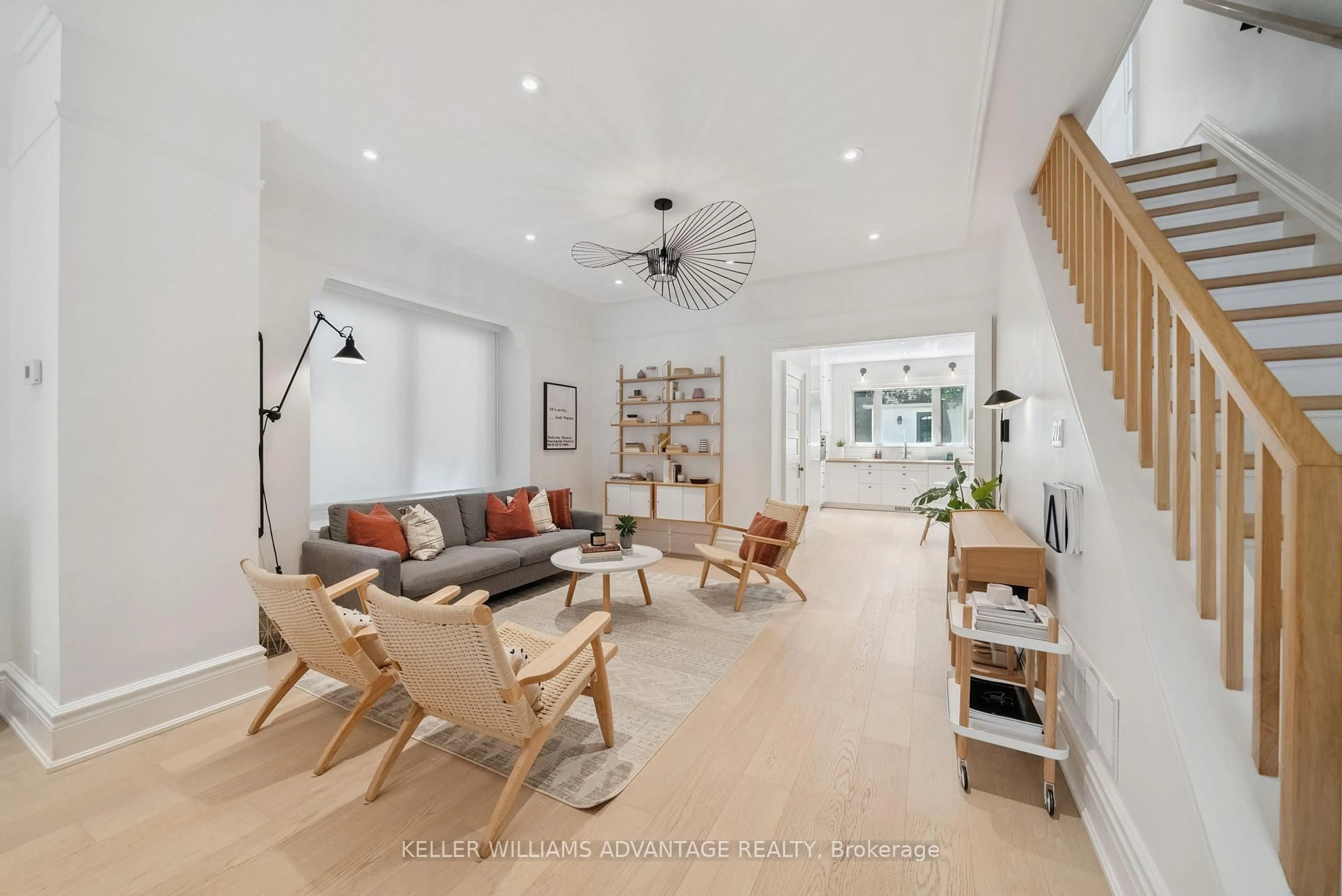 Living room with furniture, unknown for 84 Wheeler Ave, Toronto Ontario M4L 3V2