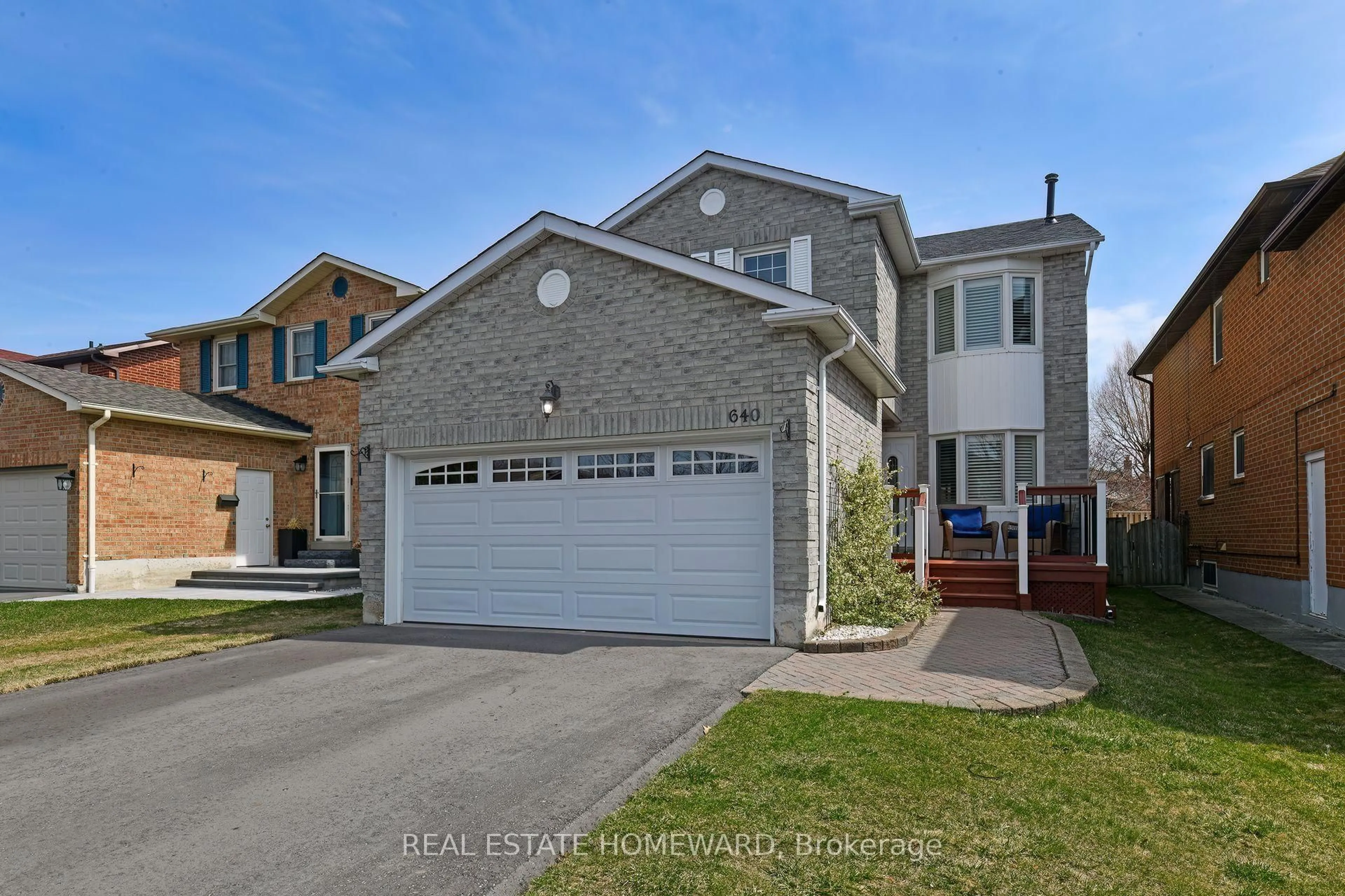 Home with brick exterior material, street for 640 Chiron Cres, Pickering Ontario L1V 4T4