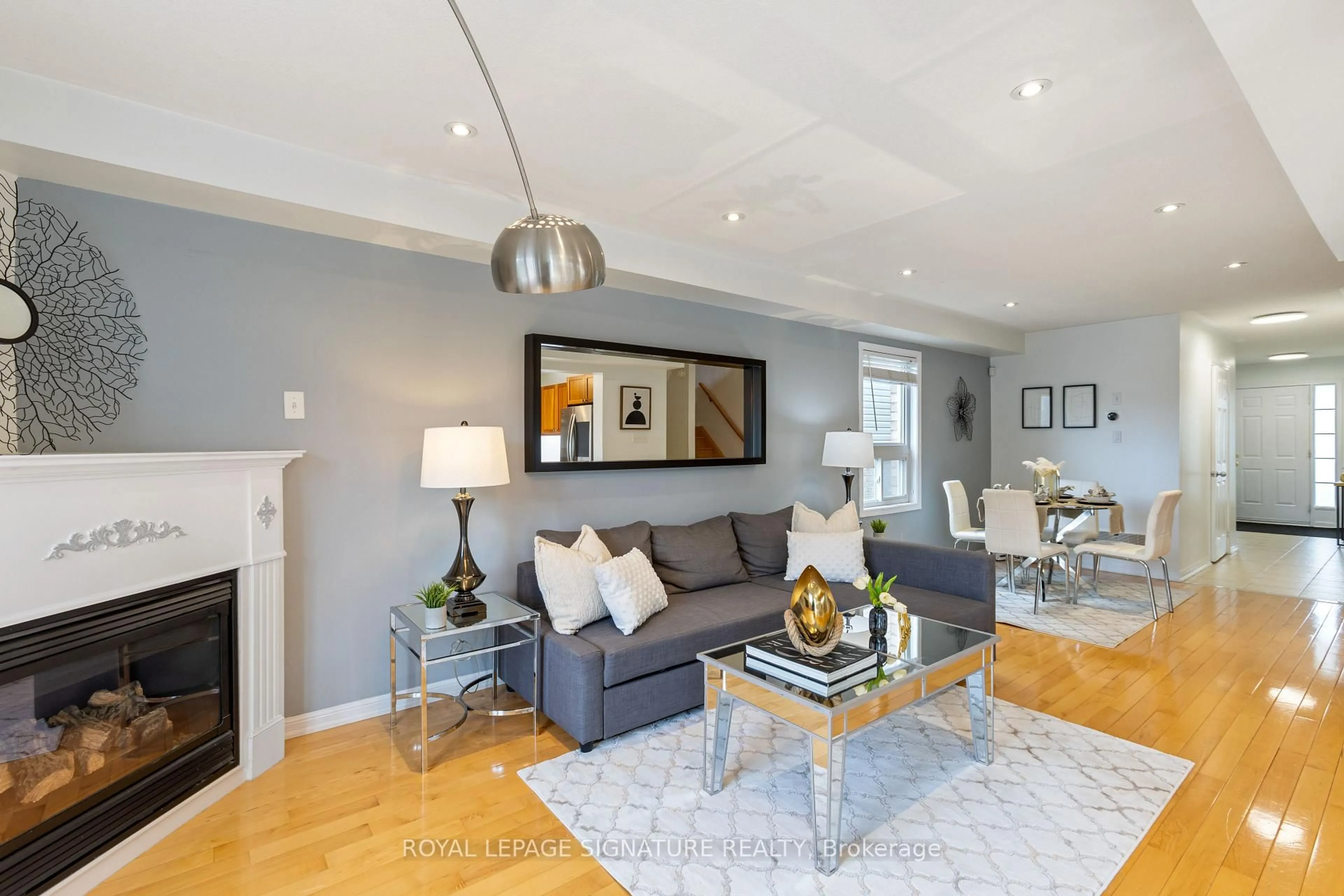 Living room with furniture, unknown for 27 Lunney Cres, Clarington Ontario L1C 5P1