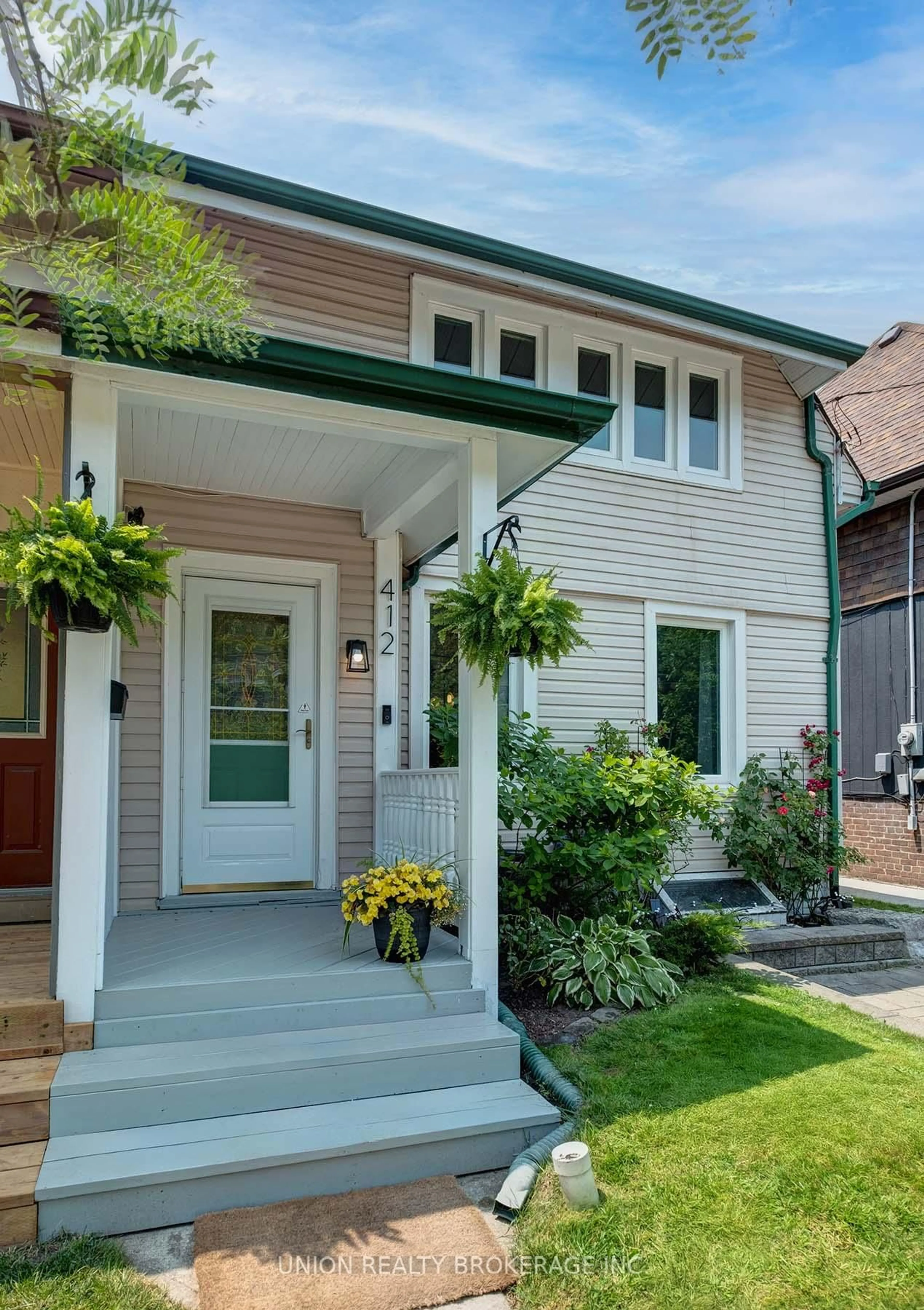 Home with brick exterior material, street for 412 Coxwell Ave, Toronto Ontario M4L 3B7