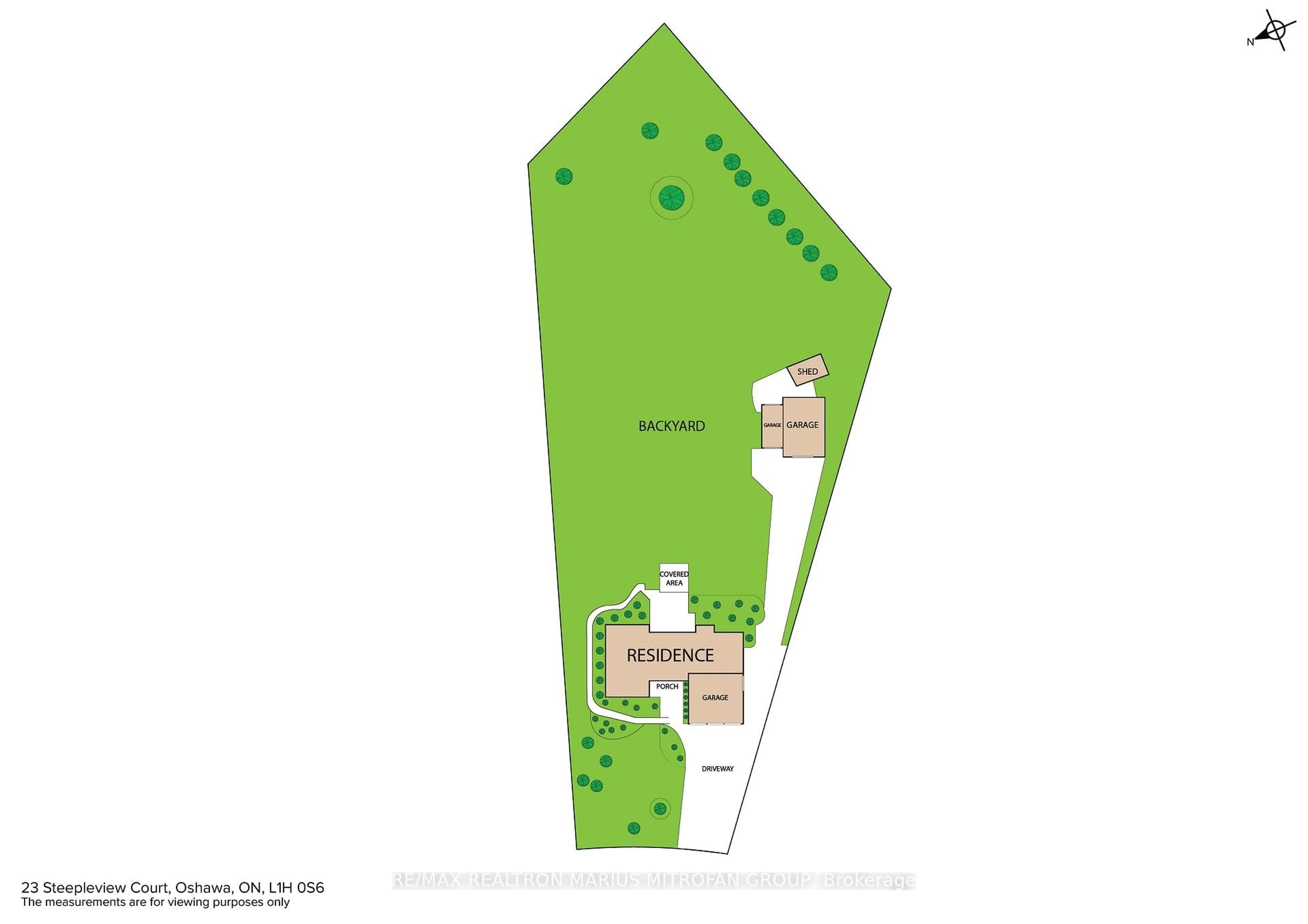 Floor plan for 23 Steepleview Crt, Oshawa Ontario L1H 0S6