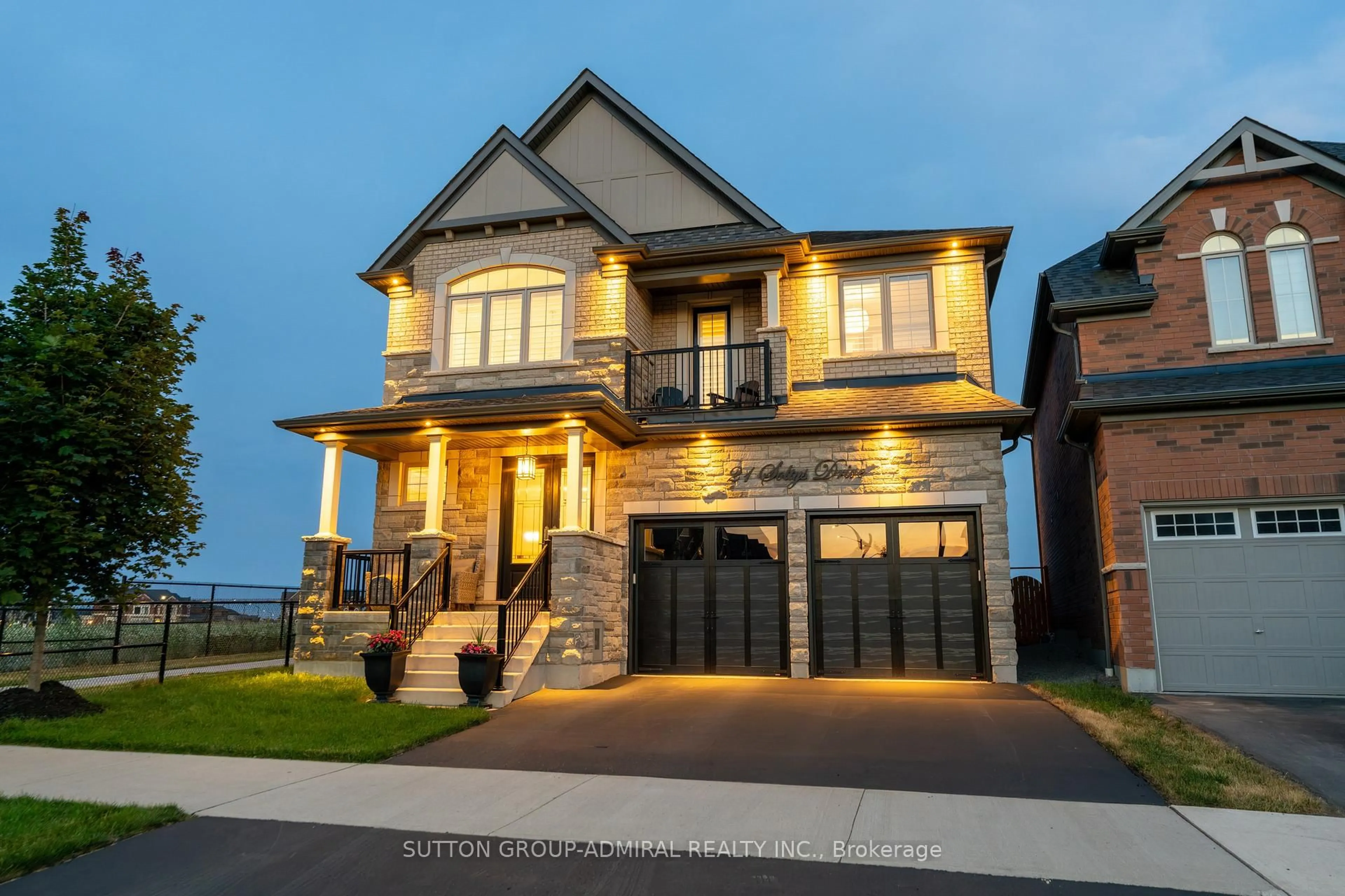 Home with brick exterior material, street for 21 Soltys Dr, Whitby Ontario L1P 0J3