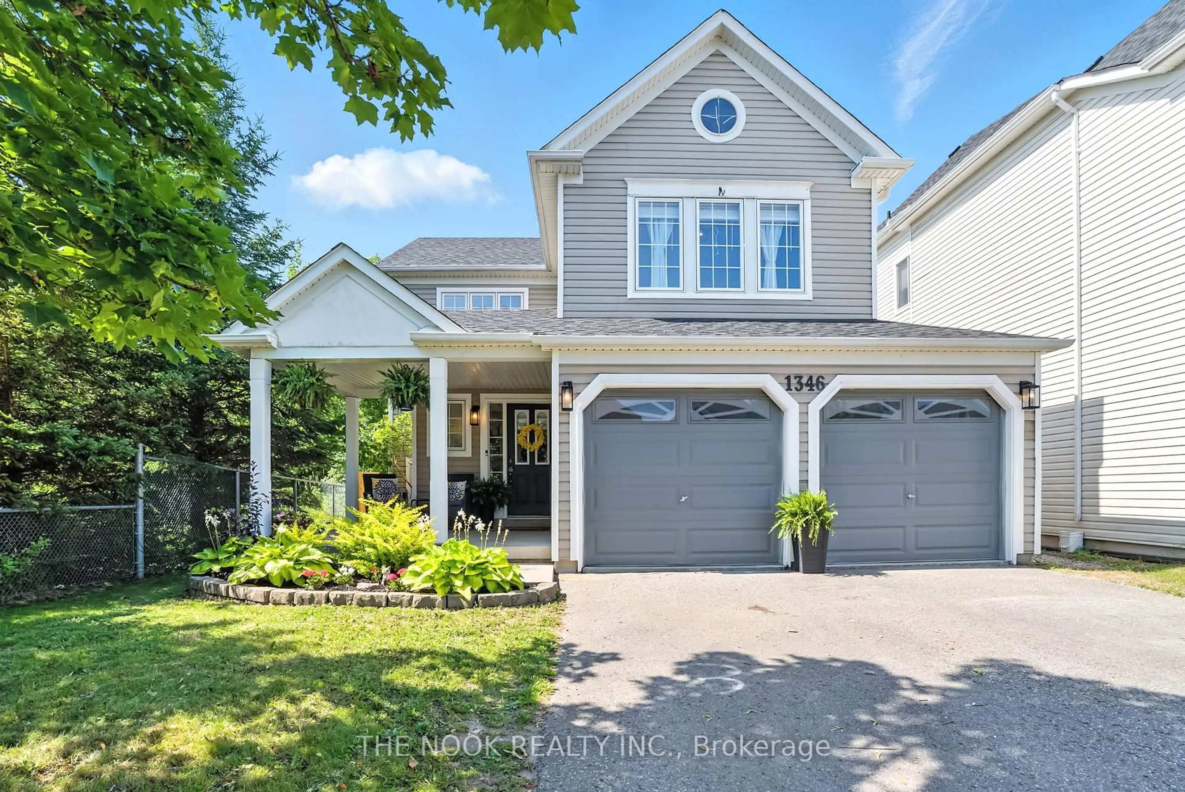 Home with vinyl exterior material, street for 1346 Coldstream Dr, Oshawa Ontario L1K 0B5