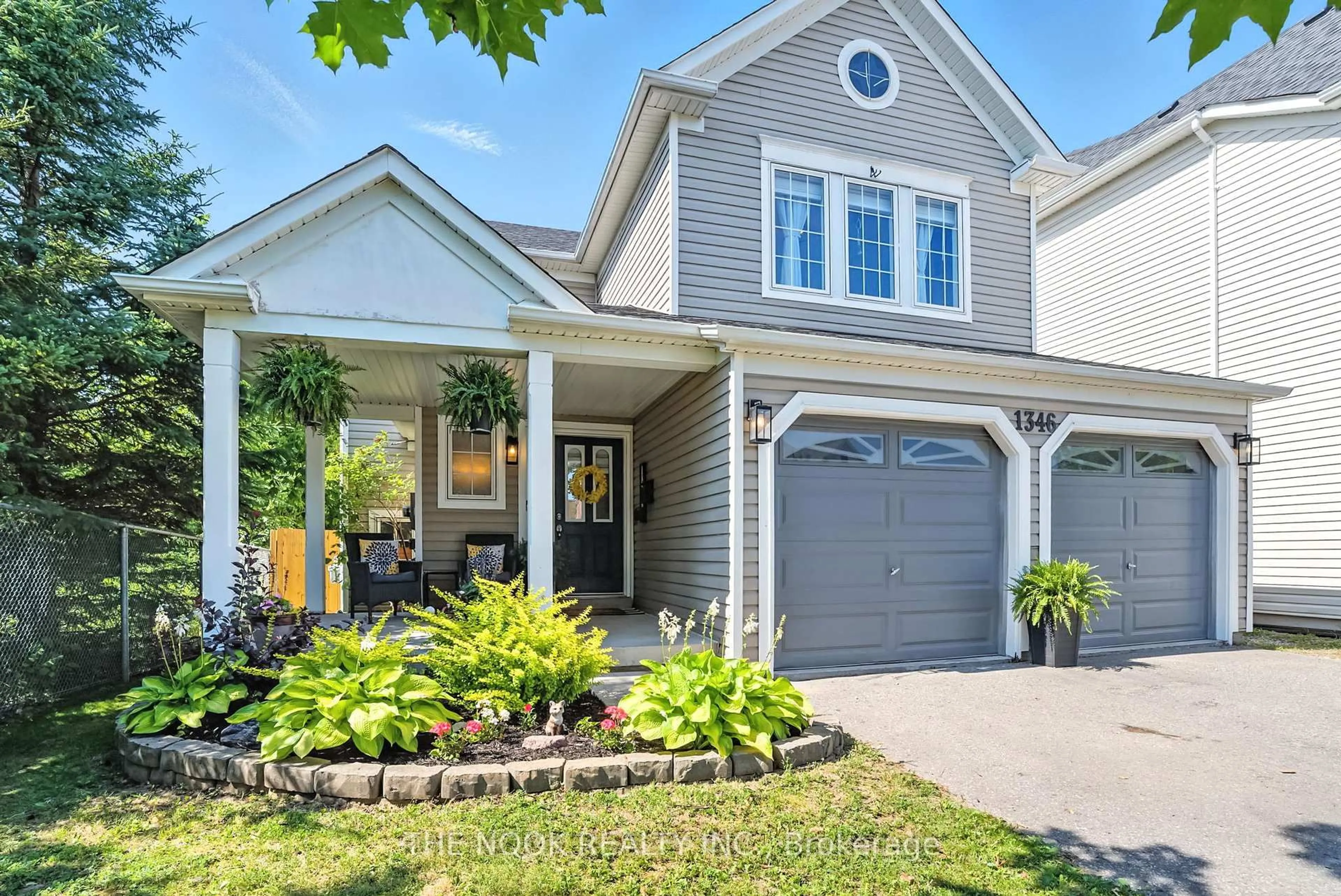 Home with vinyl exterior material, street for 1346 Coldstream Dr, Oshawa Ontario L1K 0B5