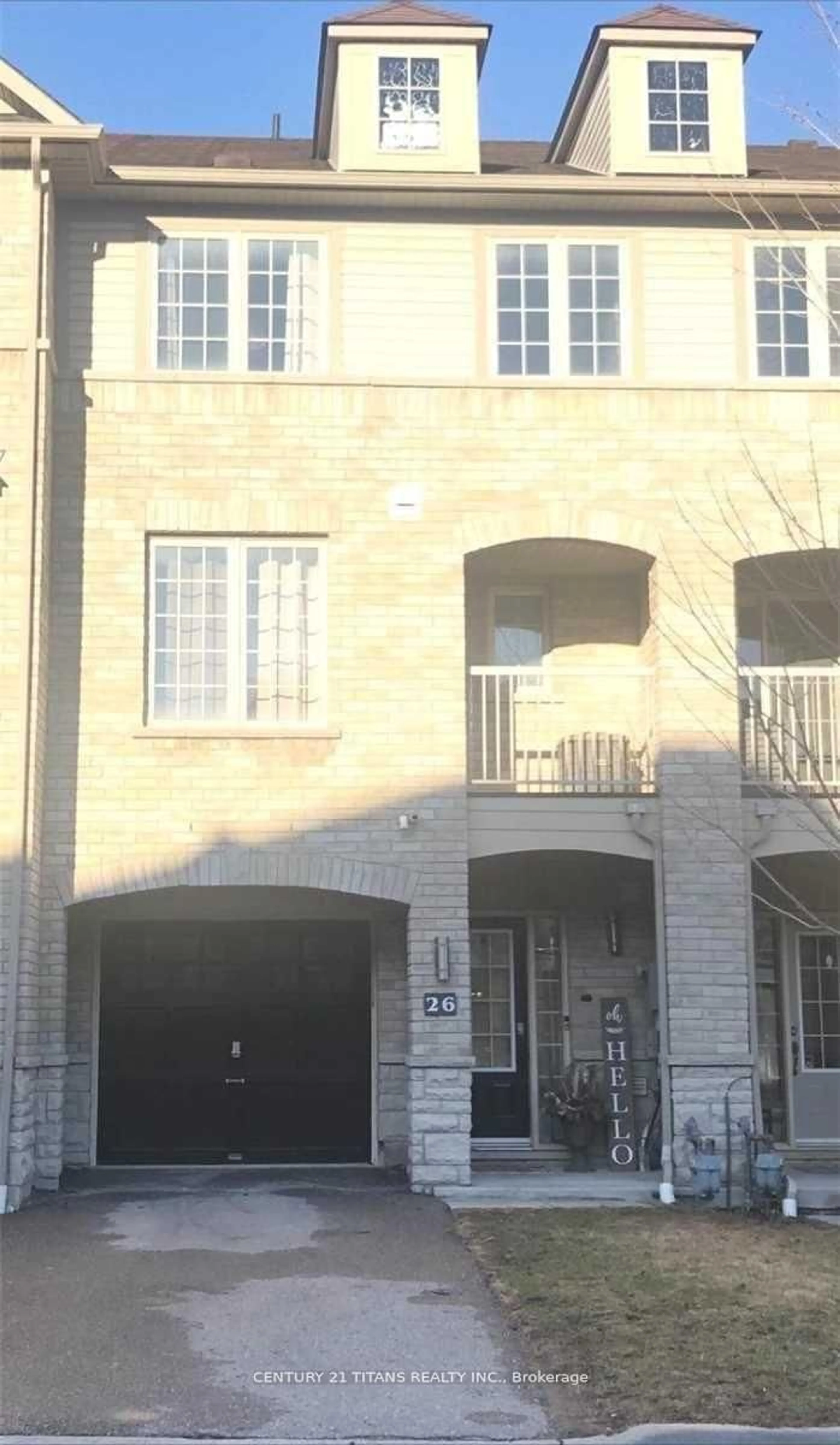 Home with brick exterior material, street for 26 Pendrill Way, Ajax Ontario L1Z 0K9