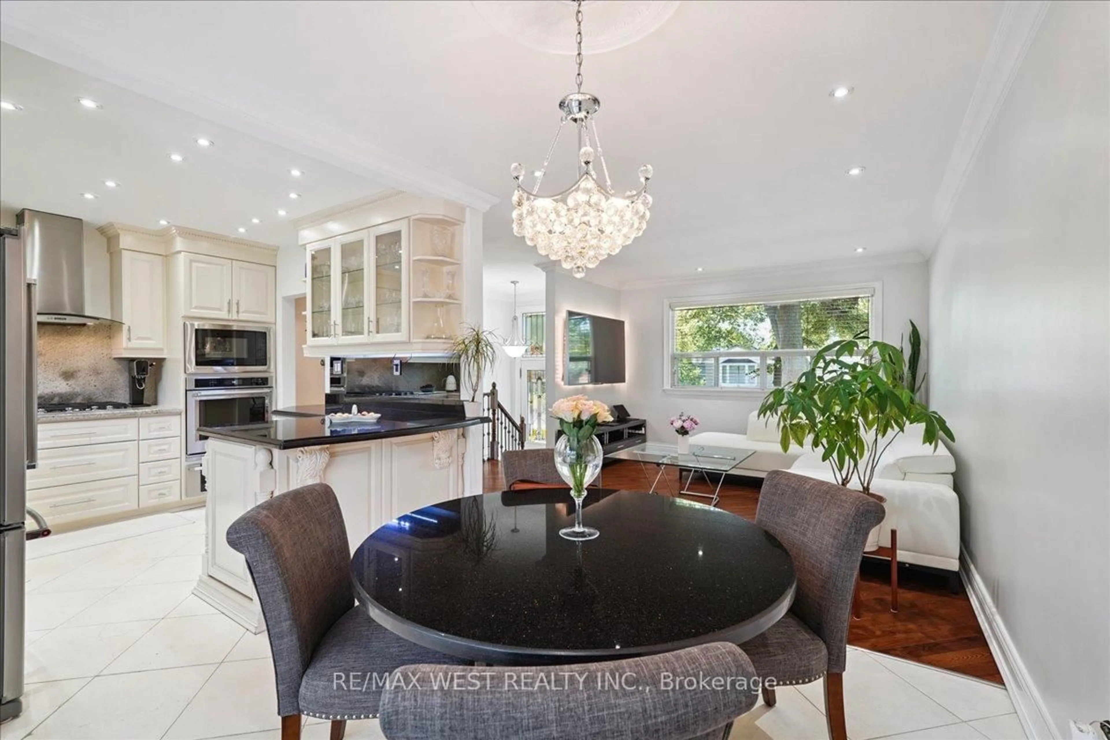 Contemporary kitchen, ceramic/tile floor for 16 Fareham Cres, Toronto Ontario M1E 1J9