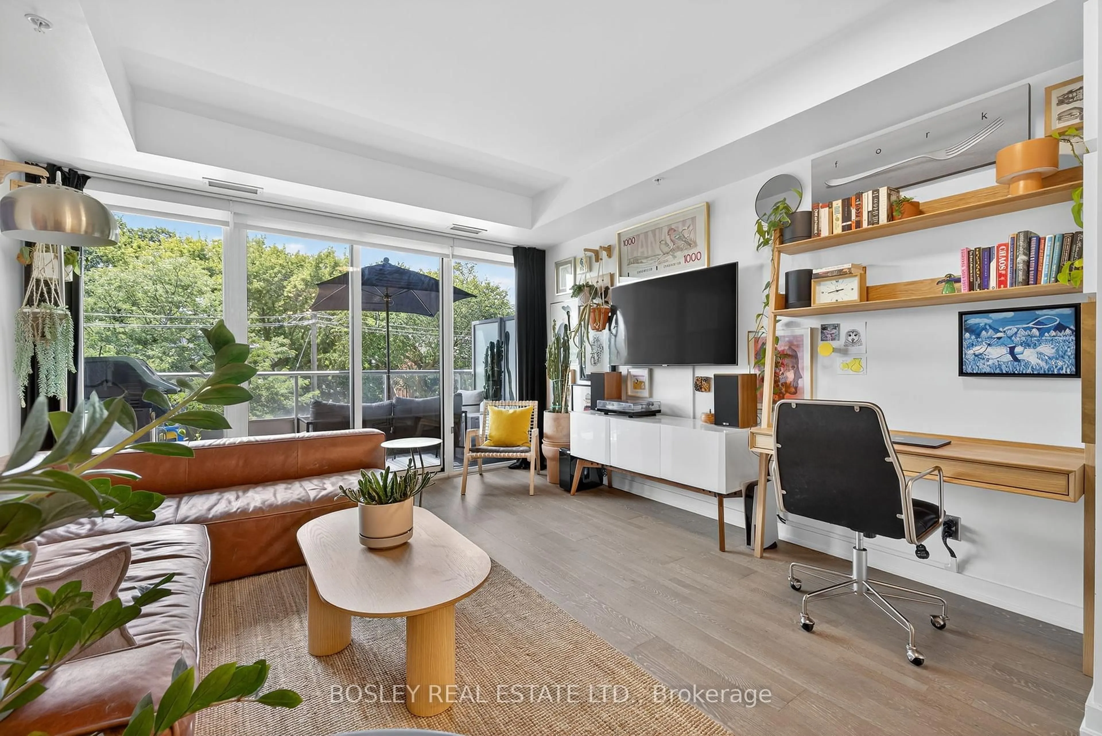 Living room with furniture, unknown for 1960 Queen St #305, Toronto Ontario M4L 1H8