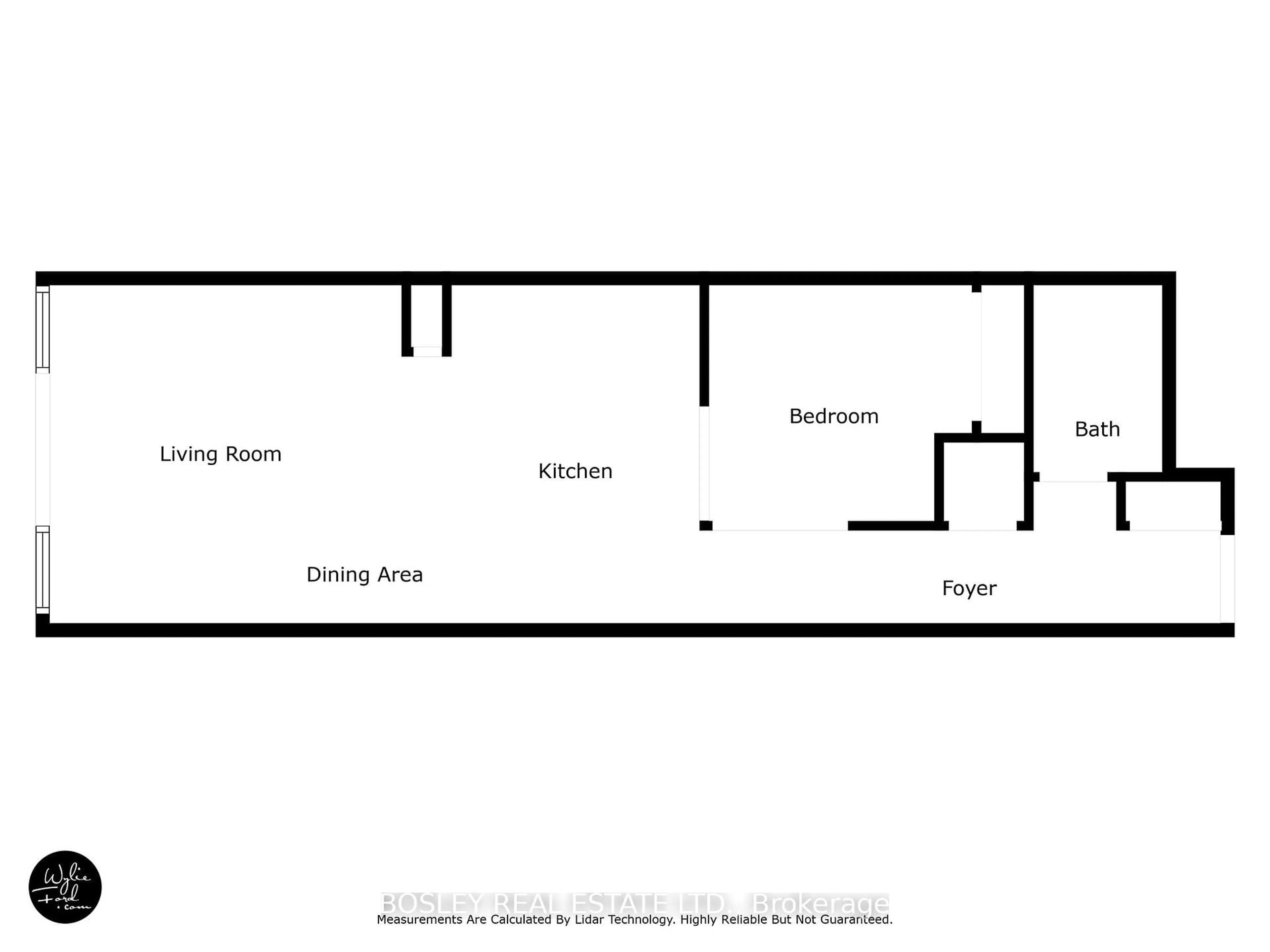 Floor plan for 1960 Queen St #305, Toronto Ontario M4L 1H8