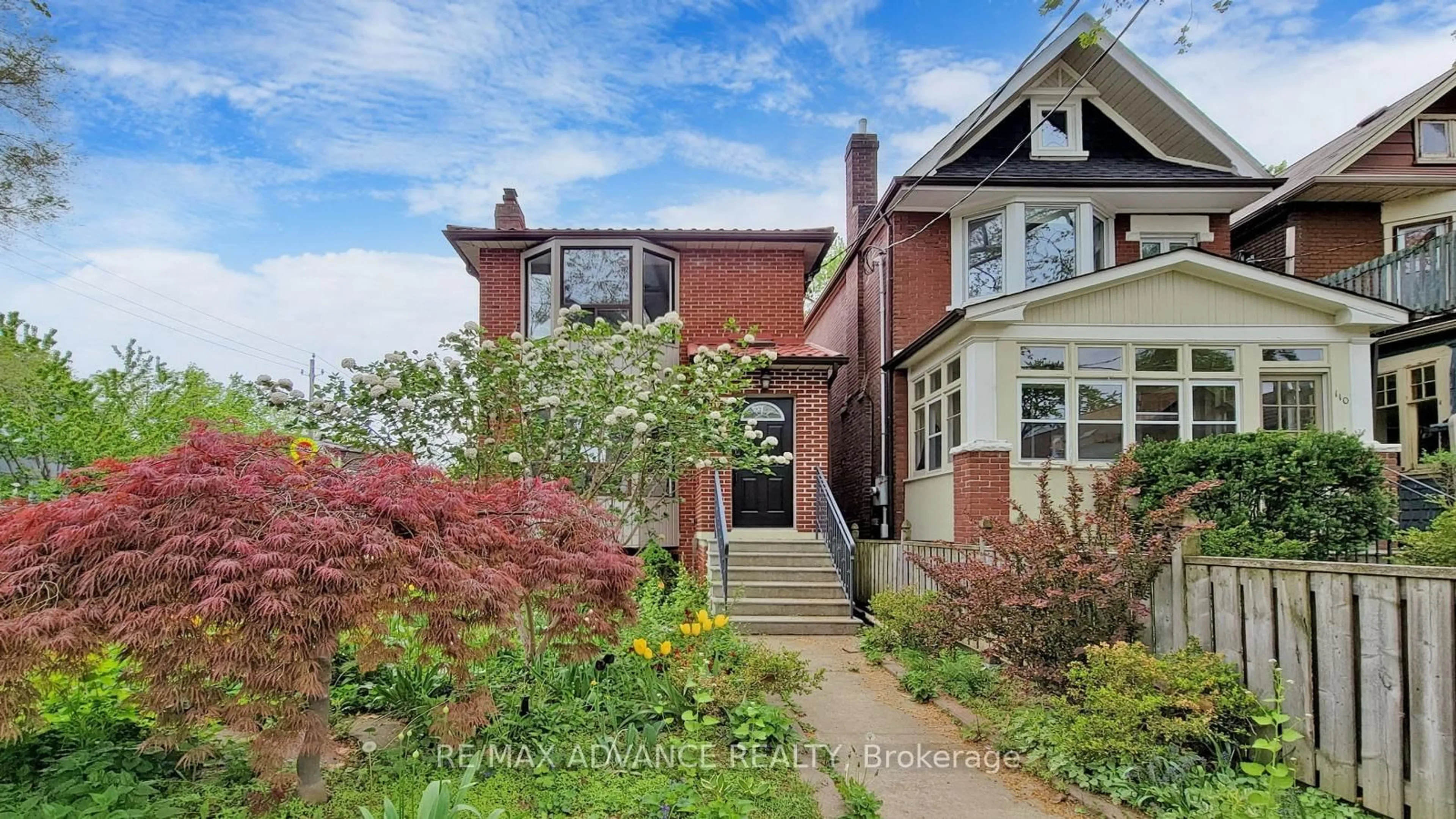 Home with brick exterior material, street for 108 Eaton Ave, Toronto Ontario M4J 2Z7