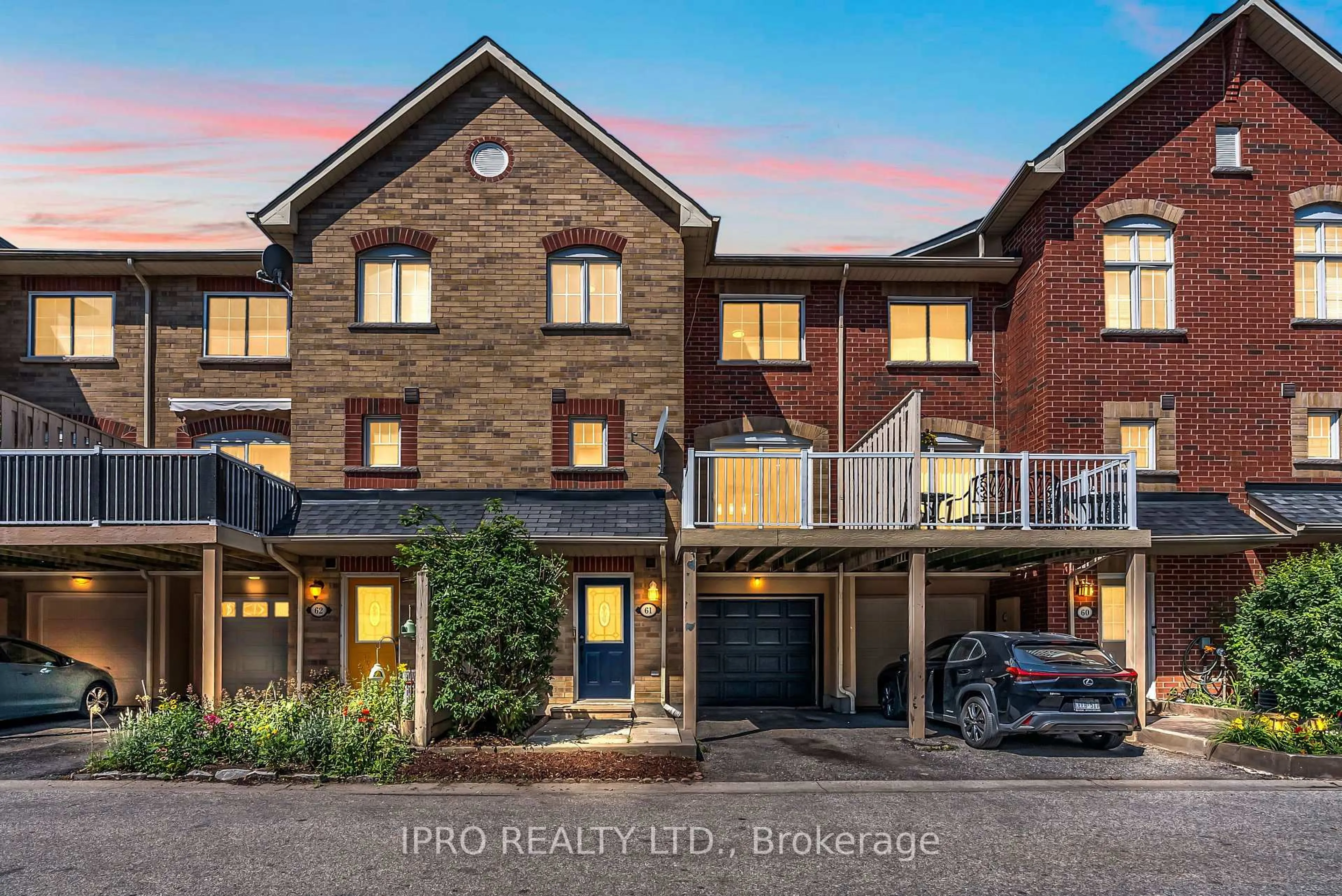 Home with brick exterior material, street for 1775 Valley Farm Rd #61, Pickering Ontario L1V 7J9