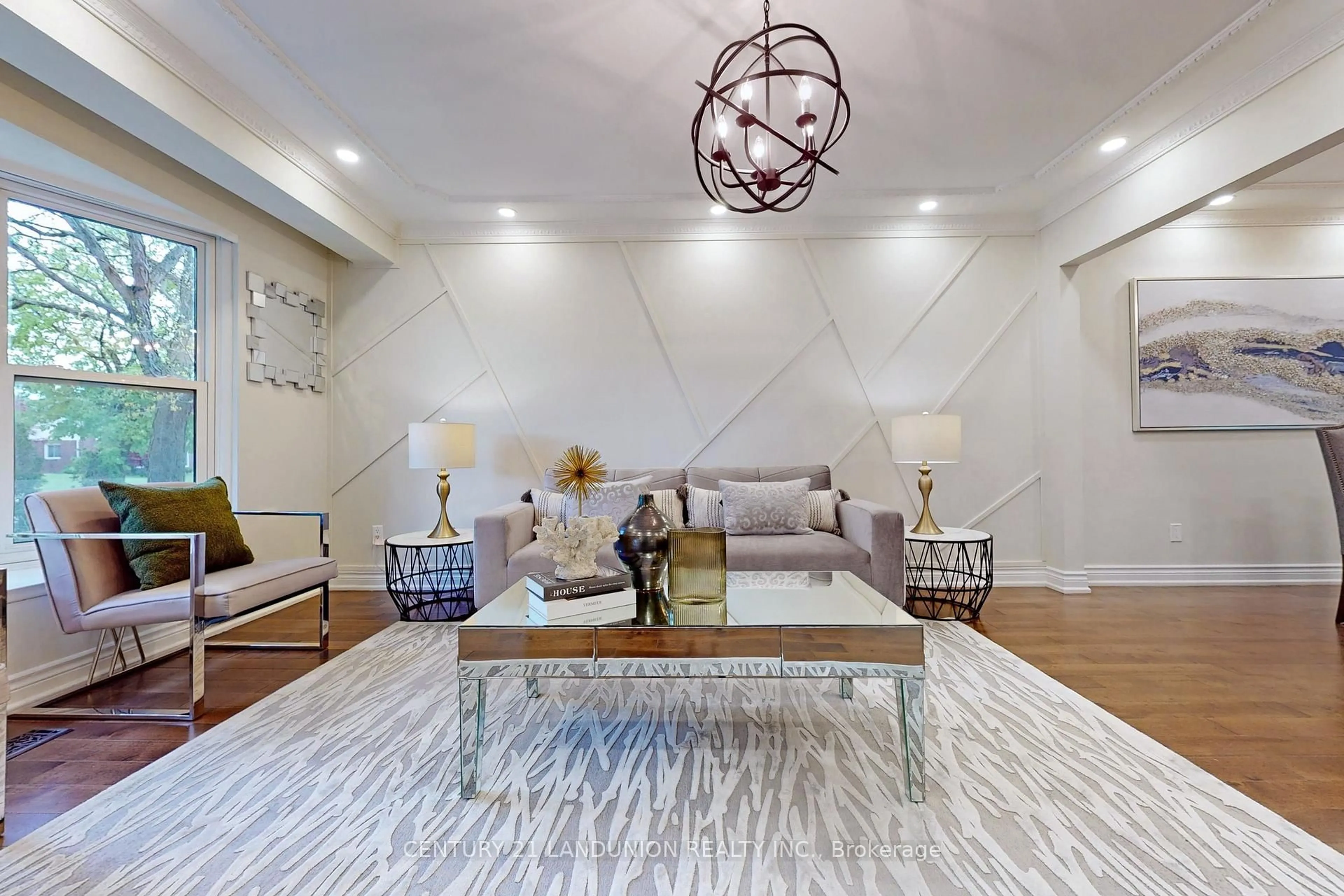 Living room with furniture, unknown for 757 Huntingwood Dr, Toronto Ontario M1T 2L3