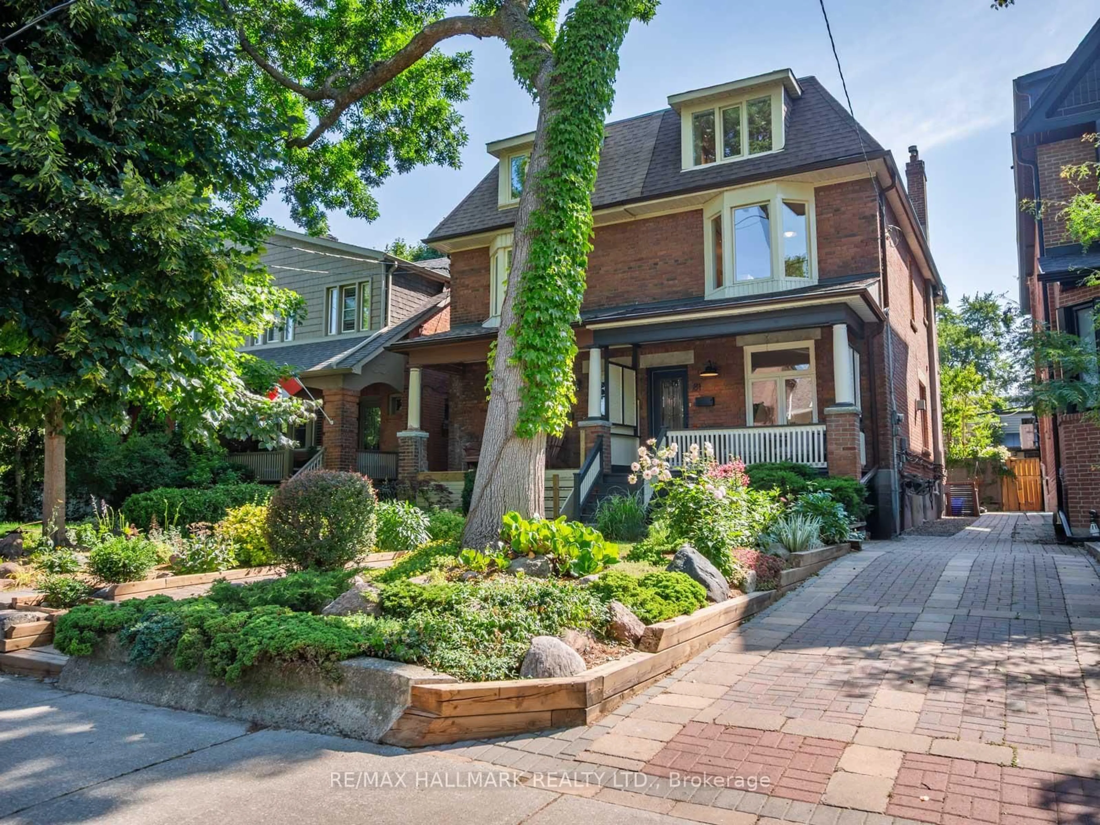Home with brick exterior material, street for 81 Woodycrest Ave, Toronto Ontario M4J 3A8