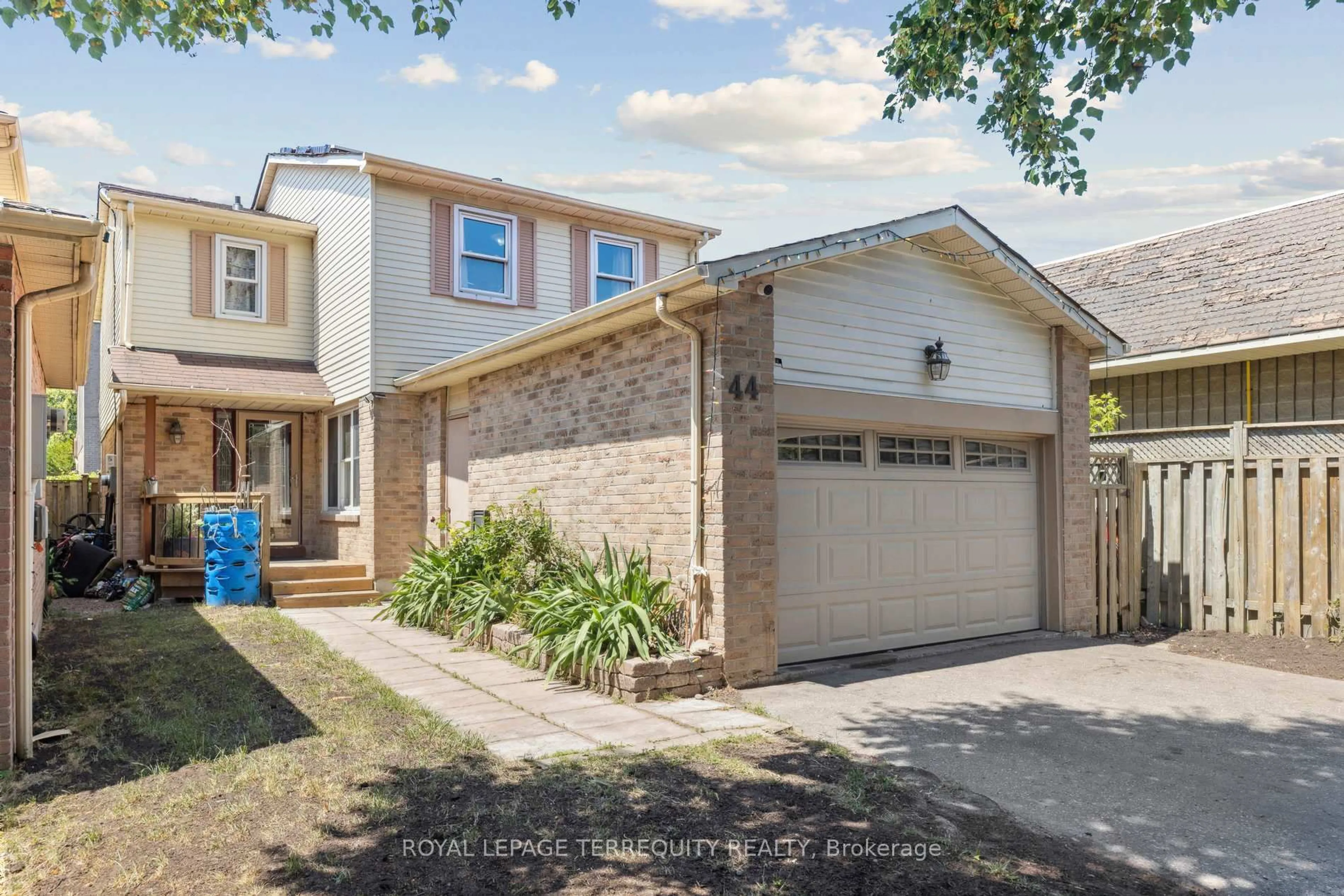 Home with brick exterior material, street for 44 Harman Dr, Ajax Ontario L1S 5H6