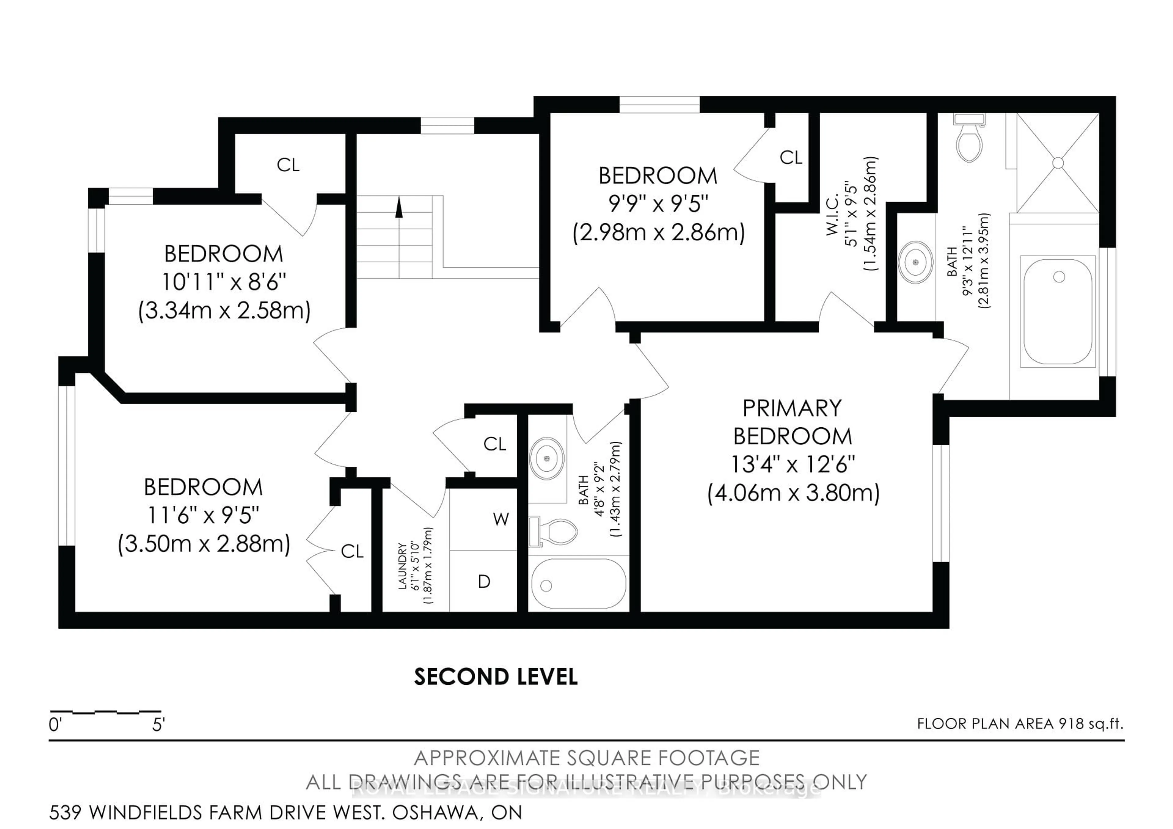 Floor plan for 539 Windfields Farm Dr, Oshawa Ontario L1L 0L7