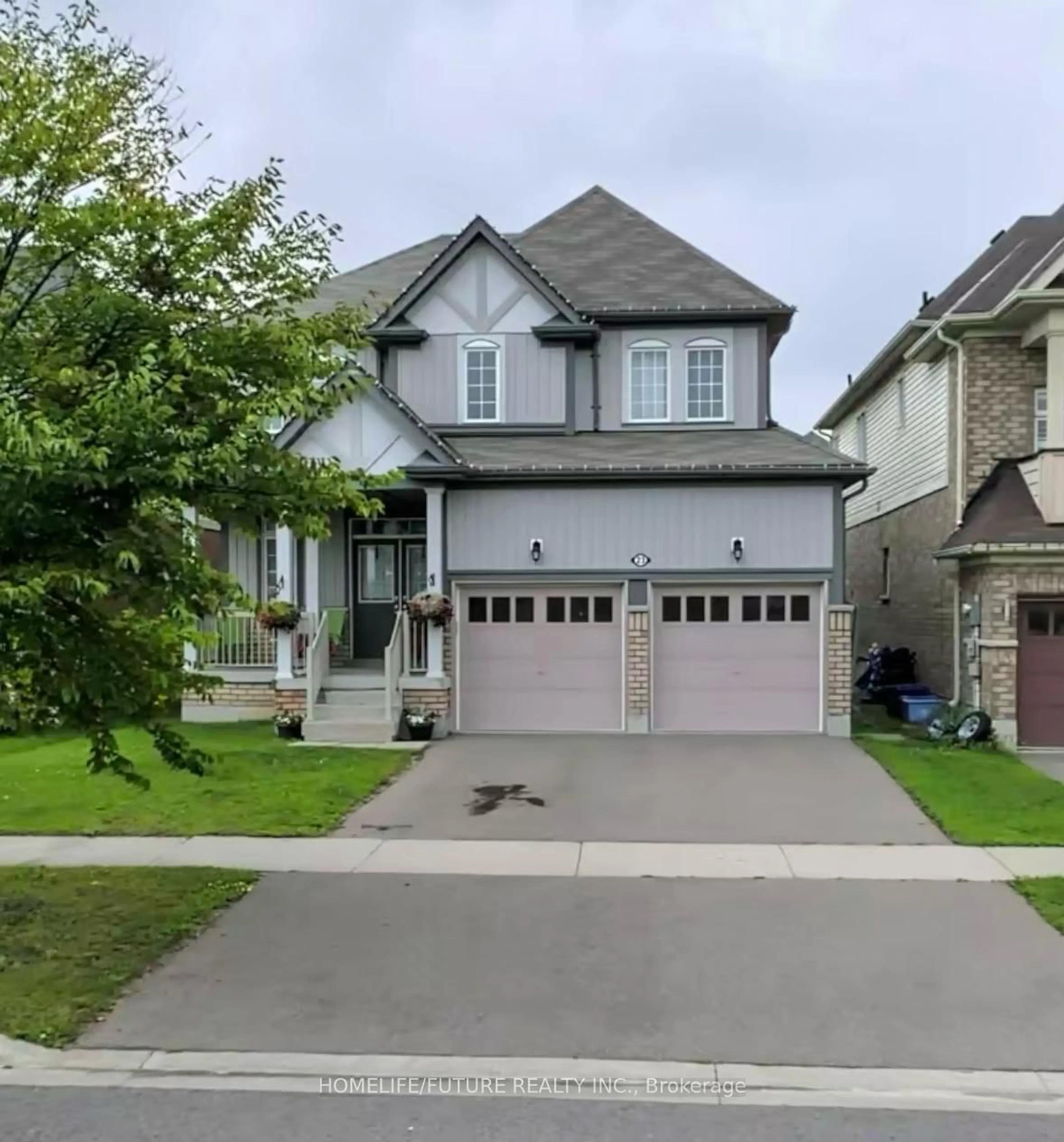 Home with brick exterior material, street for 23 Edwin Carr St, Clarington Ontario L1C 0R8