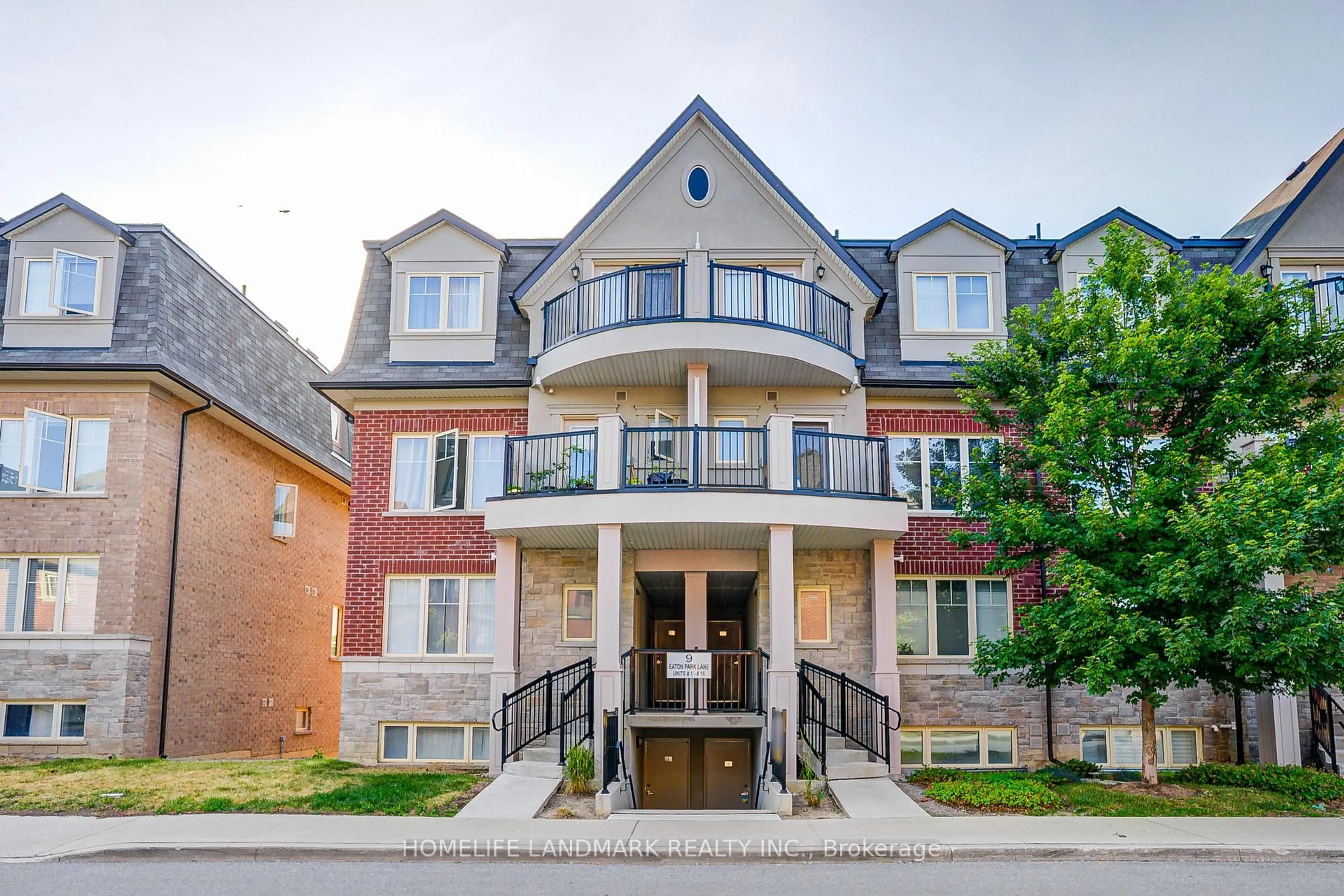 Home with brick exterior material, unknown for 9 Eaton Park Lane #8, Toronto Ontario M1W 0A5