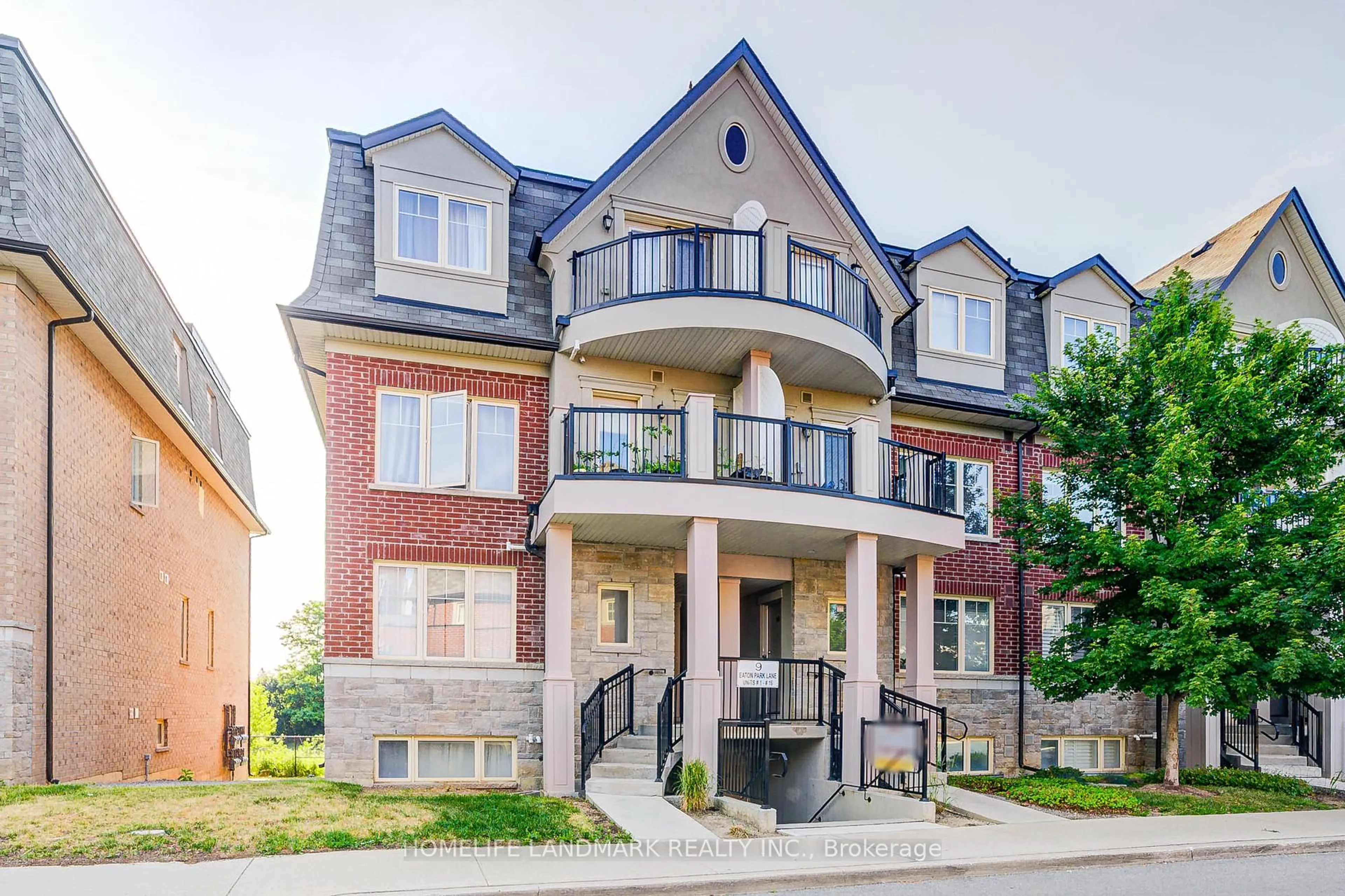 Home with brick exterior material, unknown for 9 Eaton Park Lane #8, Toronto Ontario M1W 0A5