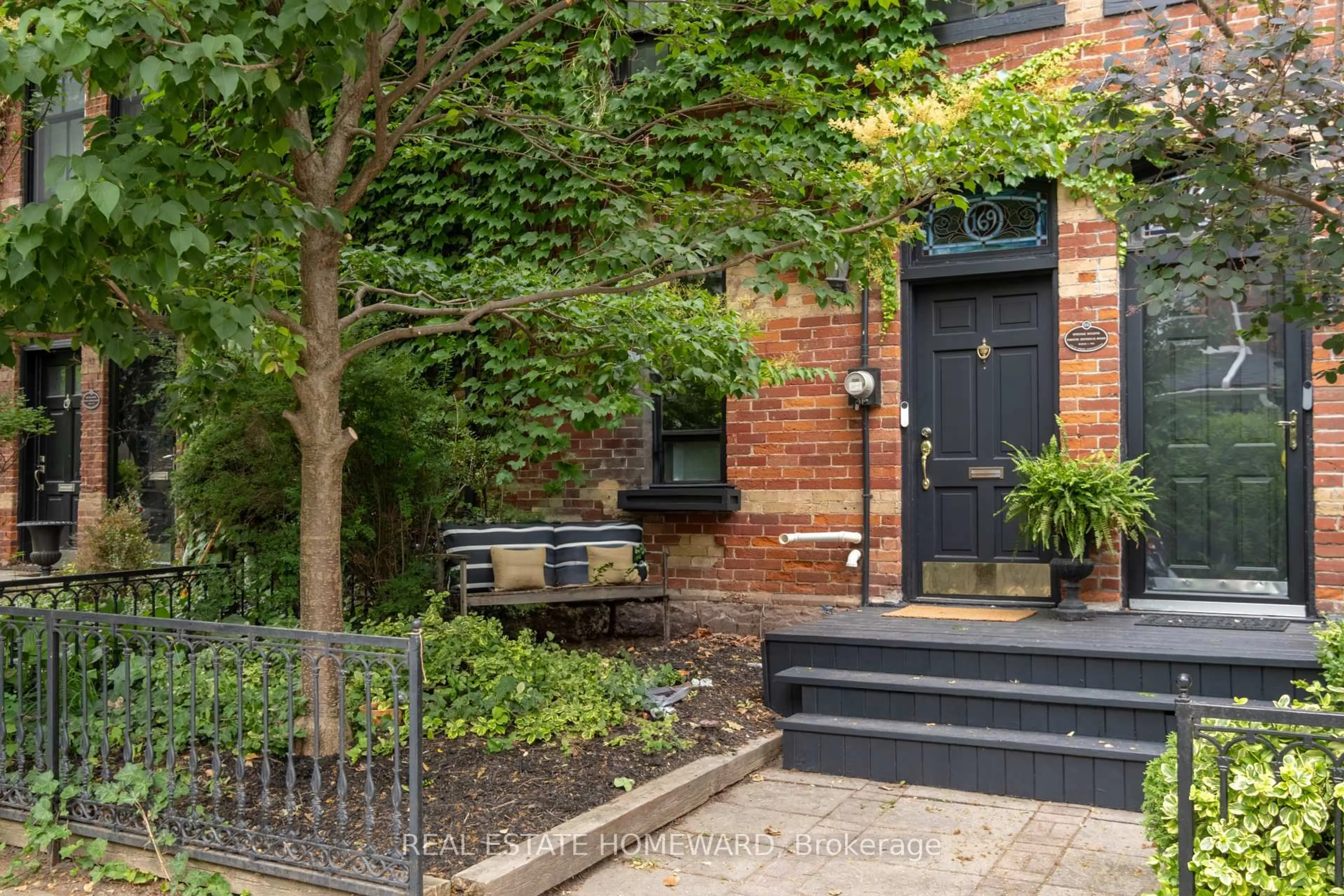Patio, street for 169 De Grassi St, Toronto Ontario M4M 2K8