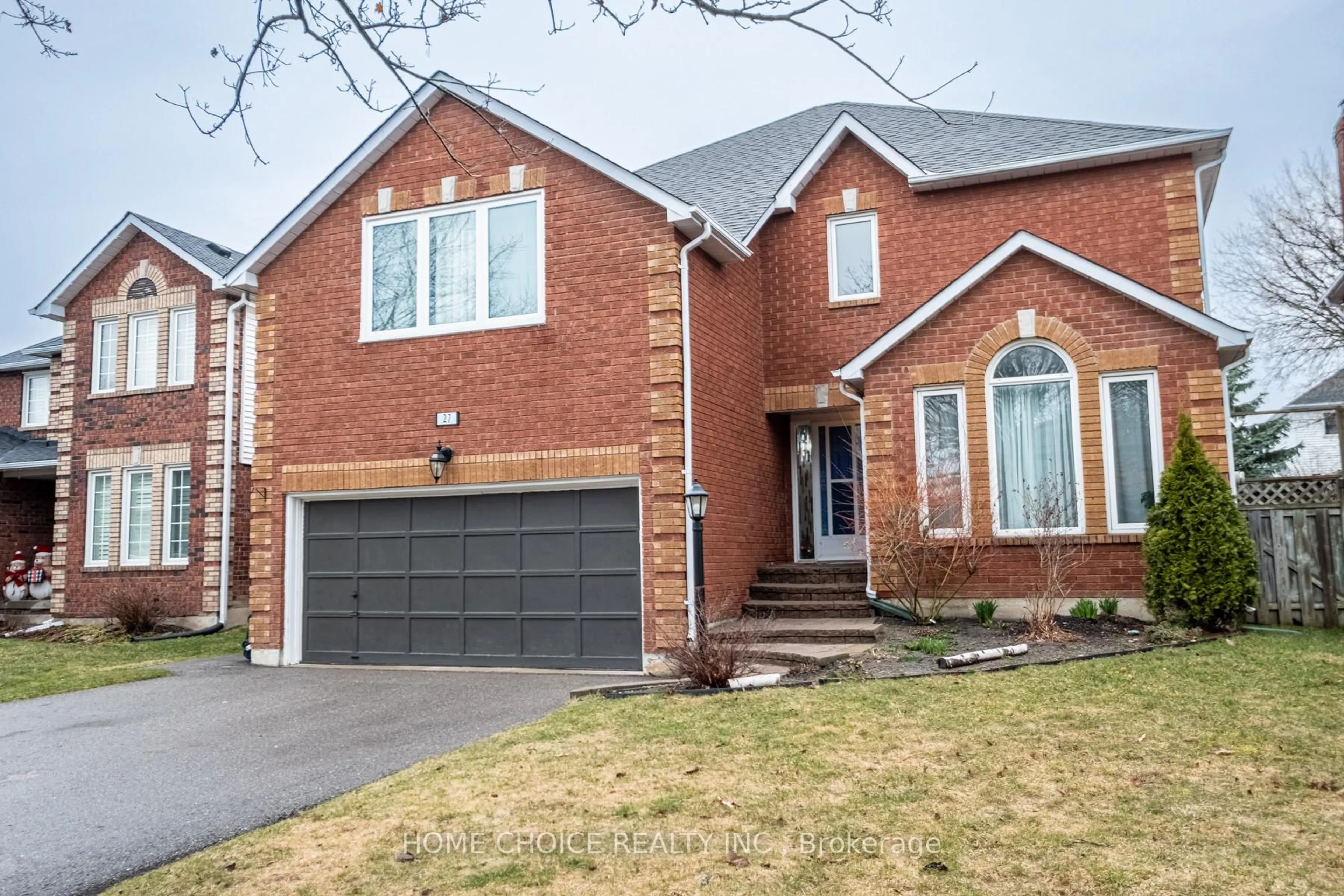Home with brick exterior material, street for 27 Doncaster Cres, Clarington Ontario L1B 1E8
