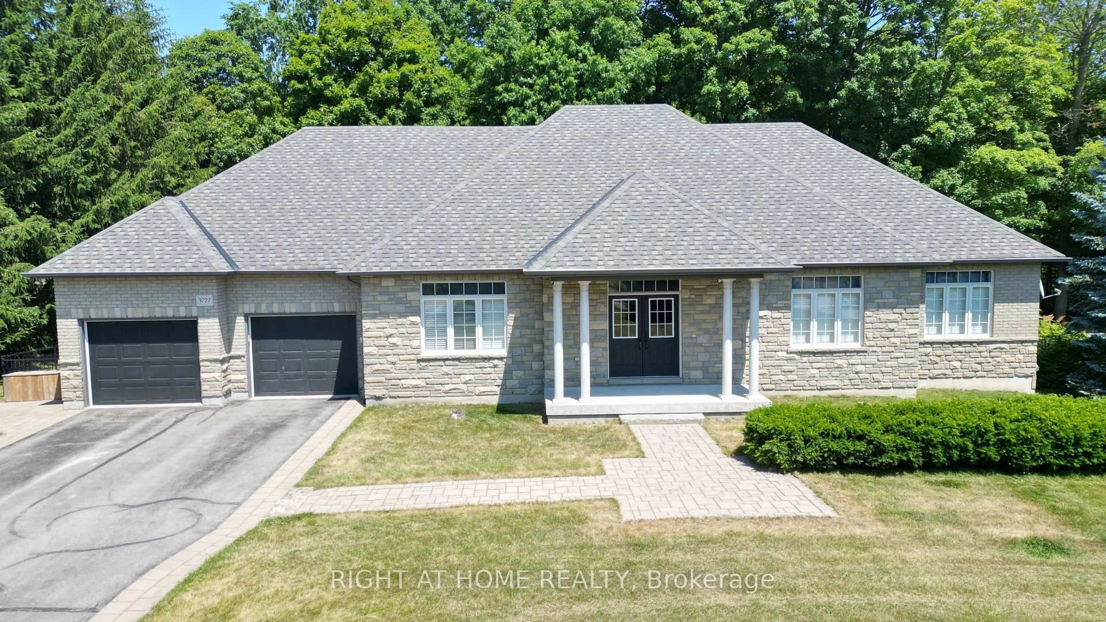 Home with brick exterior material, street for 3727 Old Scugog Rd, Clarington Ontario L1C 4J2