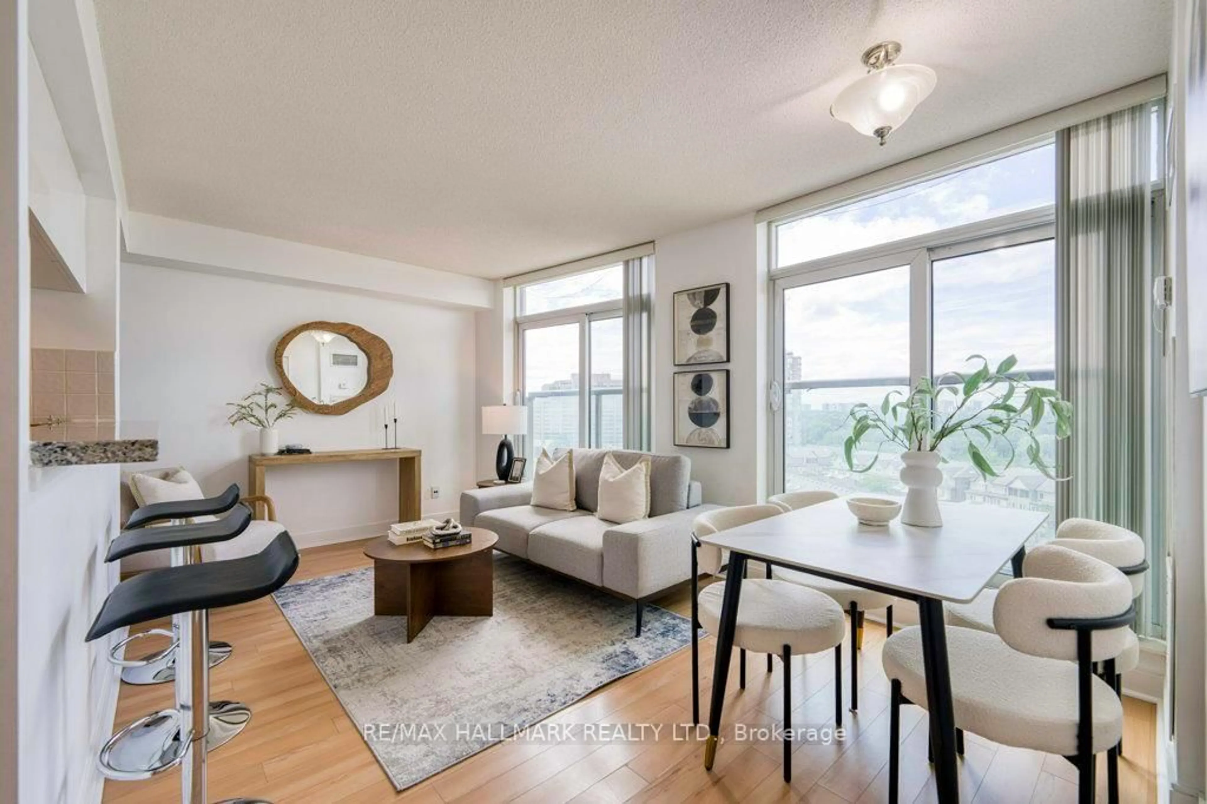Living room with furniture, unknown for 238 Bonis Ave #1123, Toronto Ontario M1T 3W7