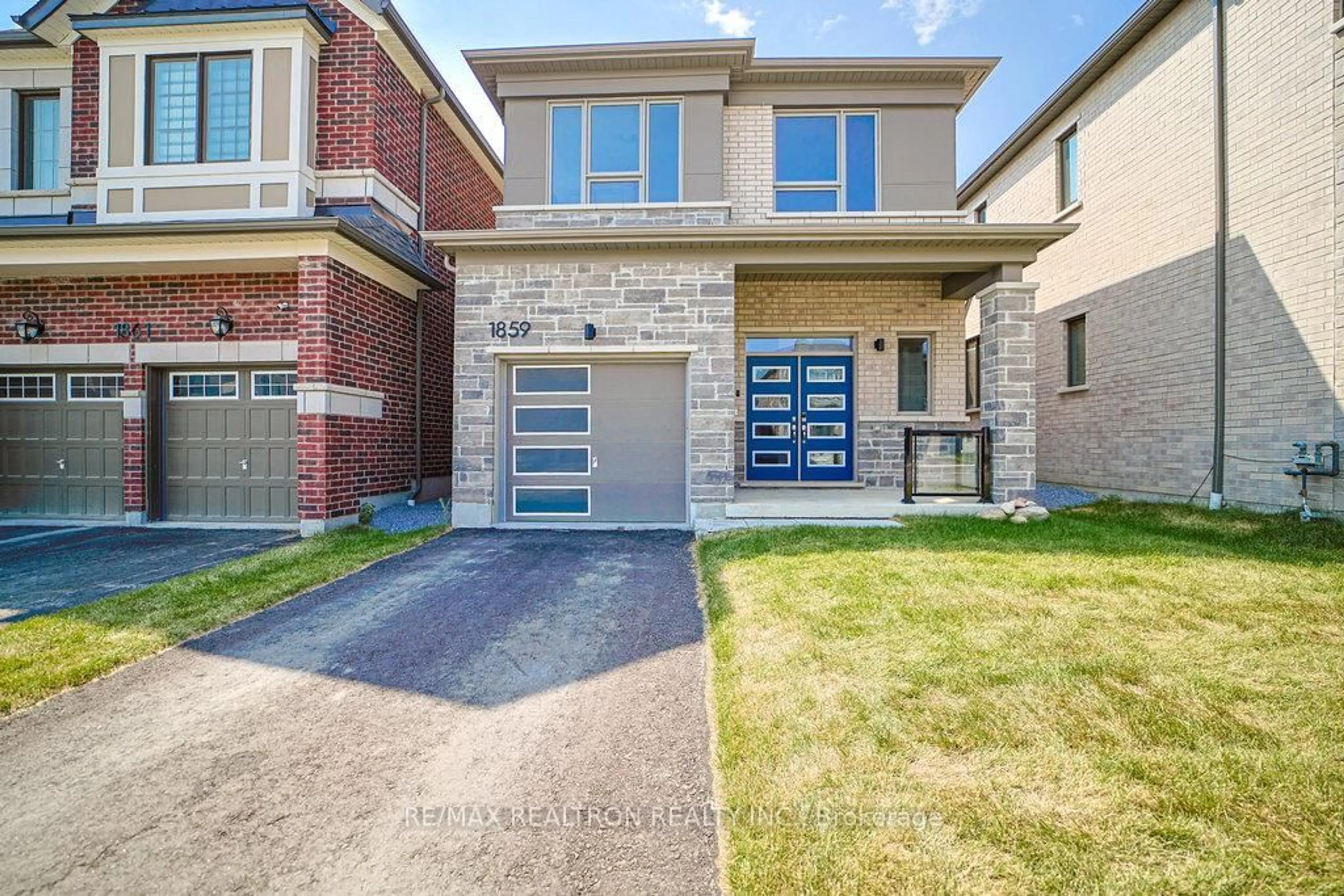 Home with brick exterior material, street for 1859 Weeping Willow Lane, Pickering Ontario L1X 0K6