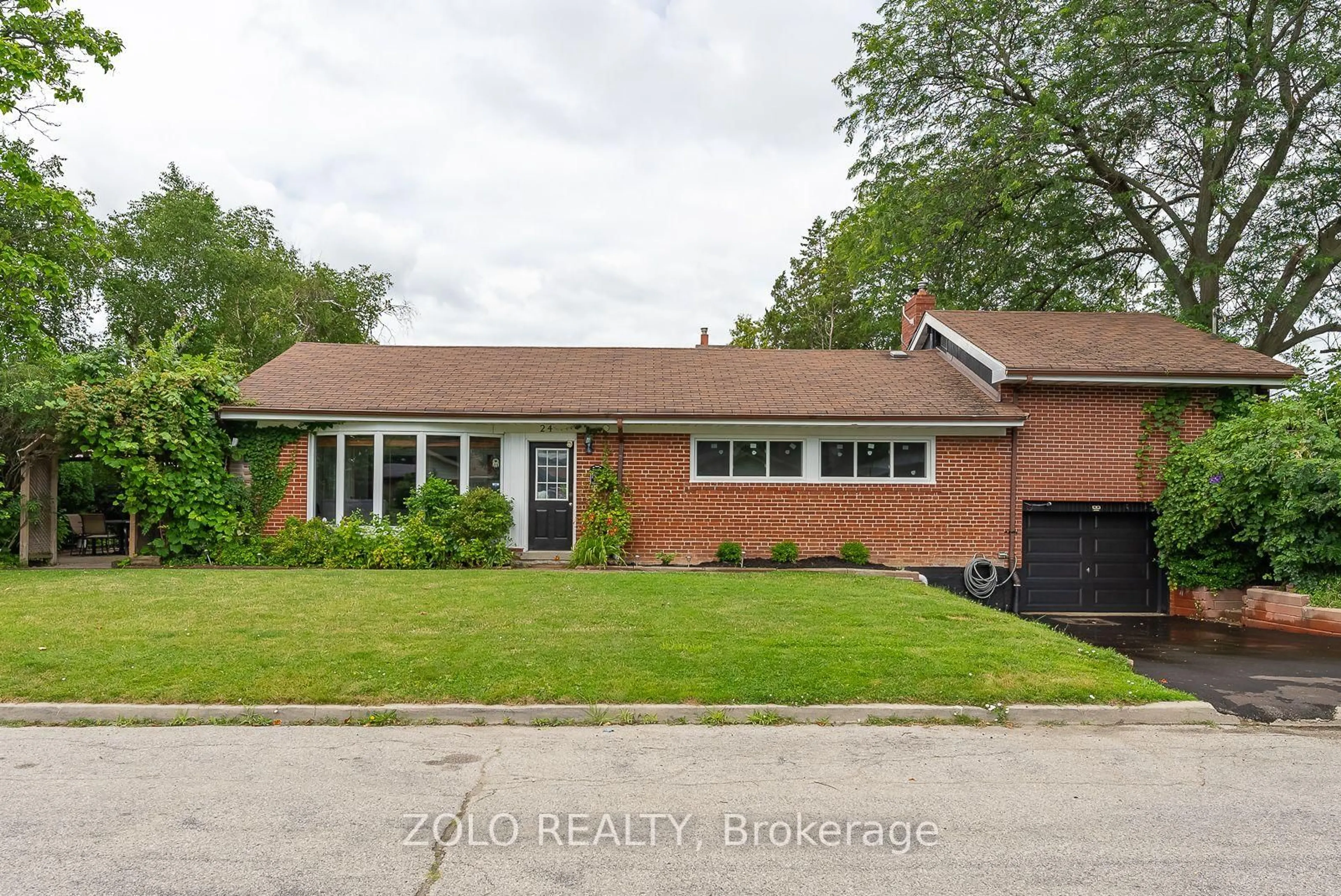Home with brick exterior material, street for 24 Panmure Cres, Toronto Ontario M1K 4Y6