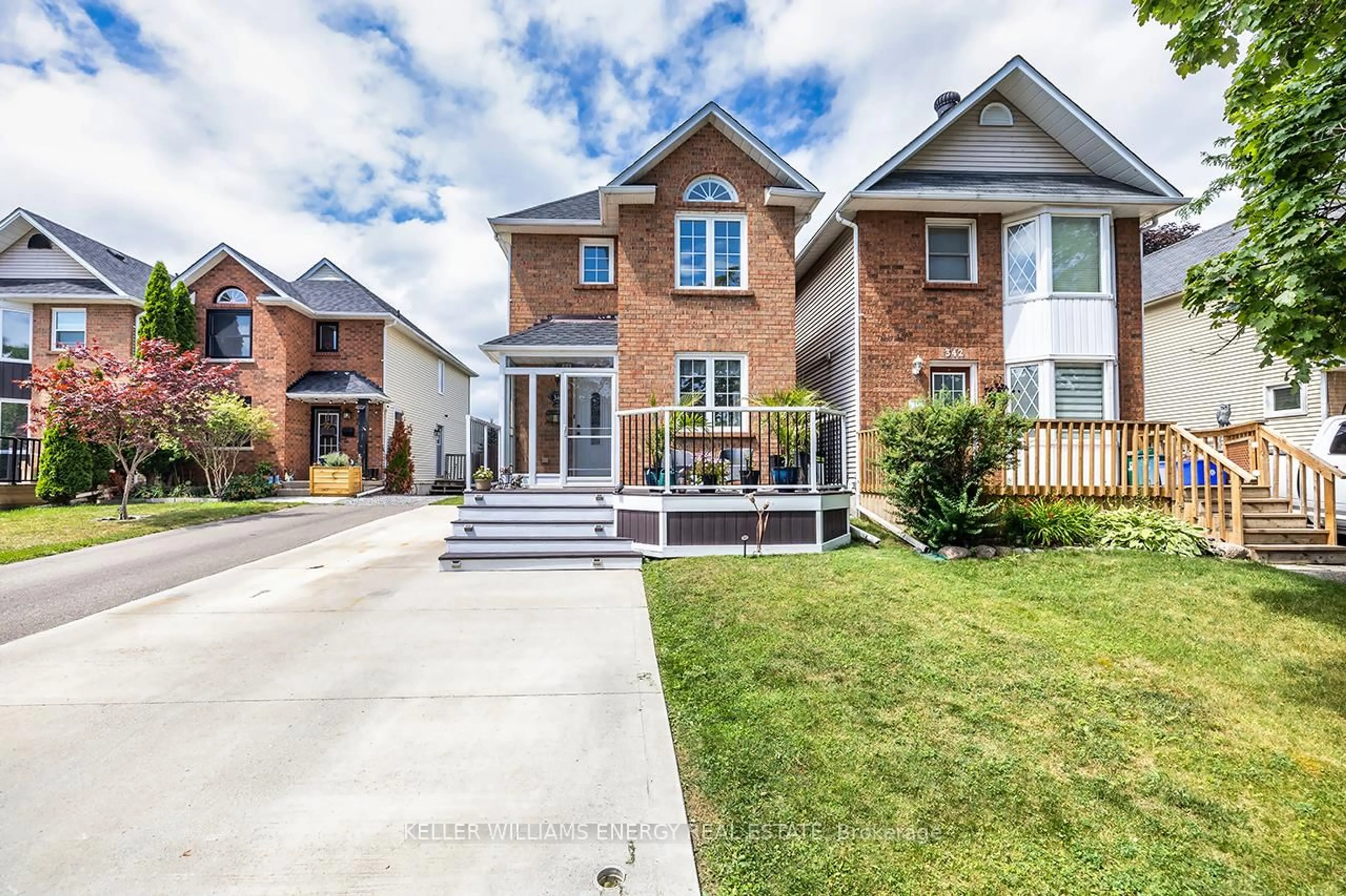 Home with brick exterior material, street for 340 Pompano Crt, Oshawa Ontario L1K 1M9