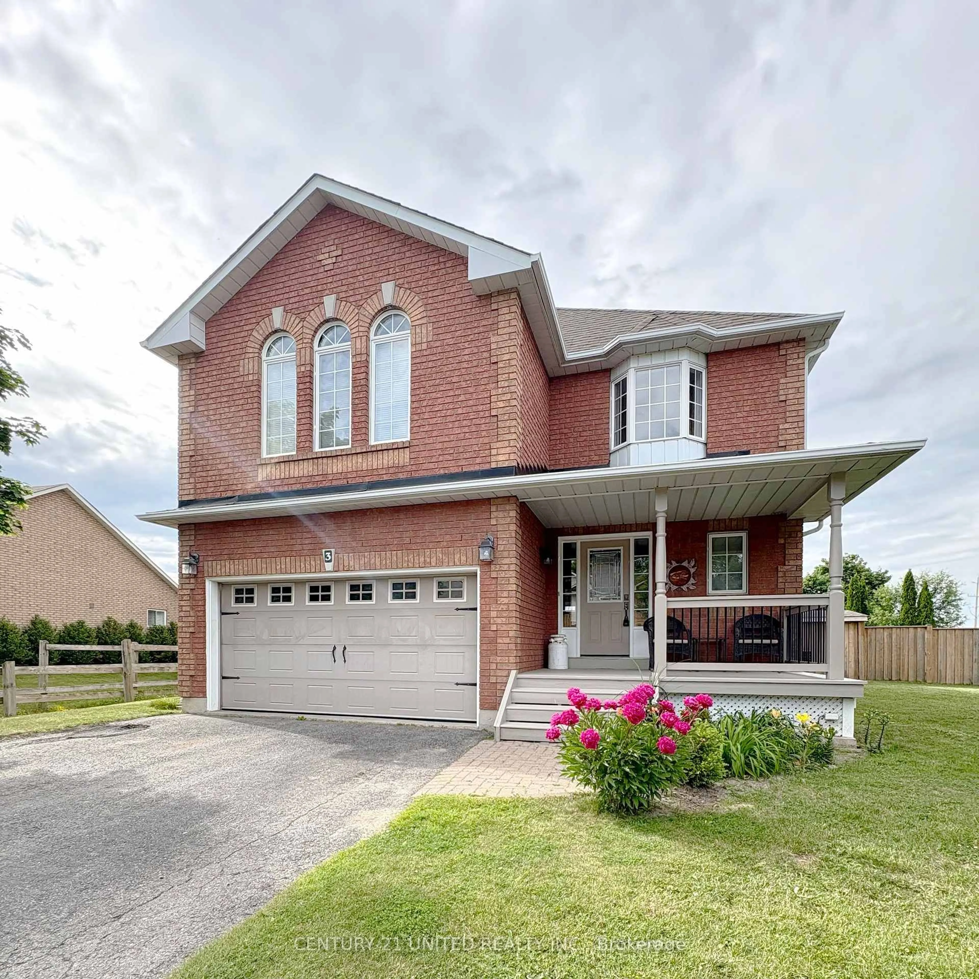 Home with brick exterior material, street for 3 Greenway Blvd, Scugog Ontario L9L 1S9