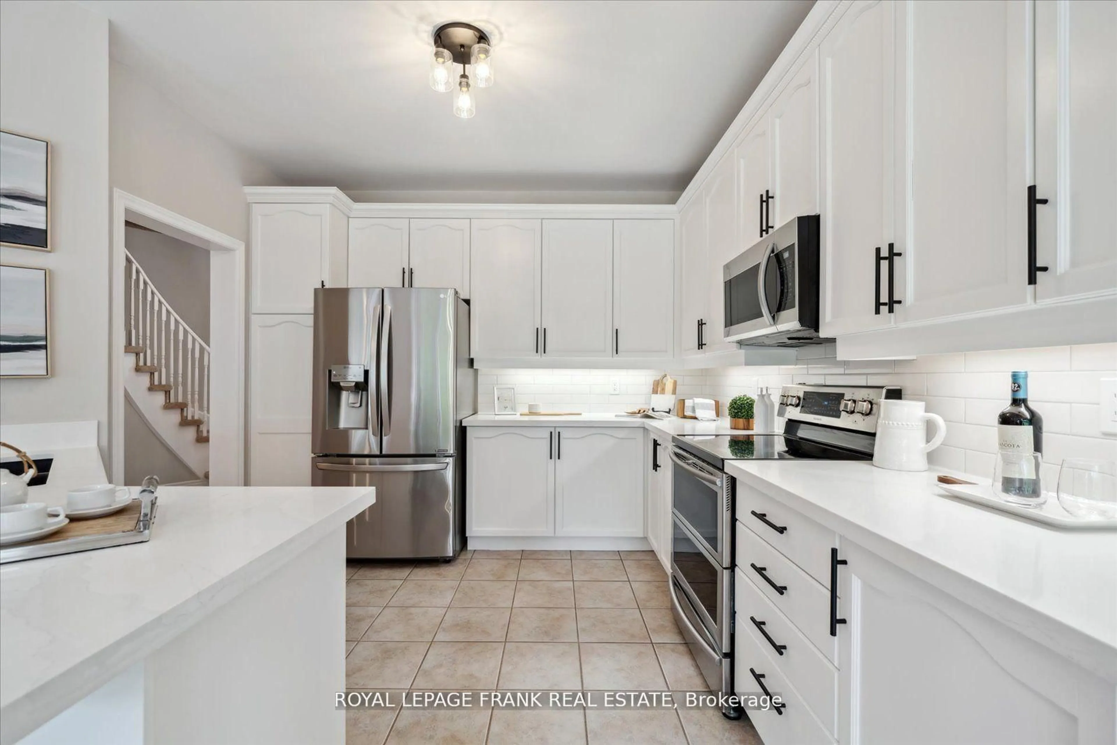 Open concept kitchen, ceramic/tile floor for 24 James Rowe Dr, Whitby Ontario L1R 2X8
