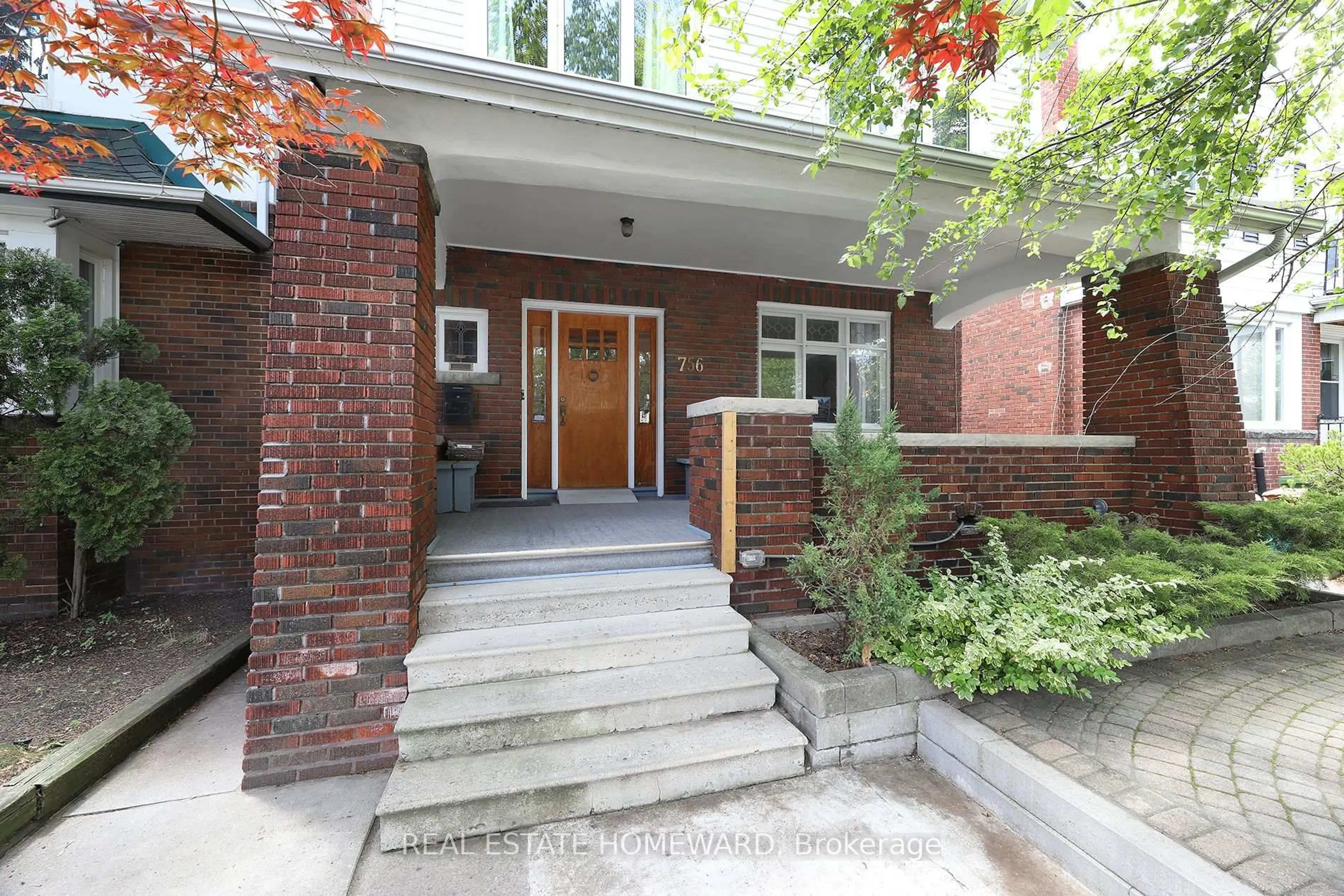 Home with brick exterior material, street for 756 Coxwell Ave, Toronto Ontario M4C 3C4