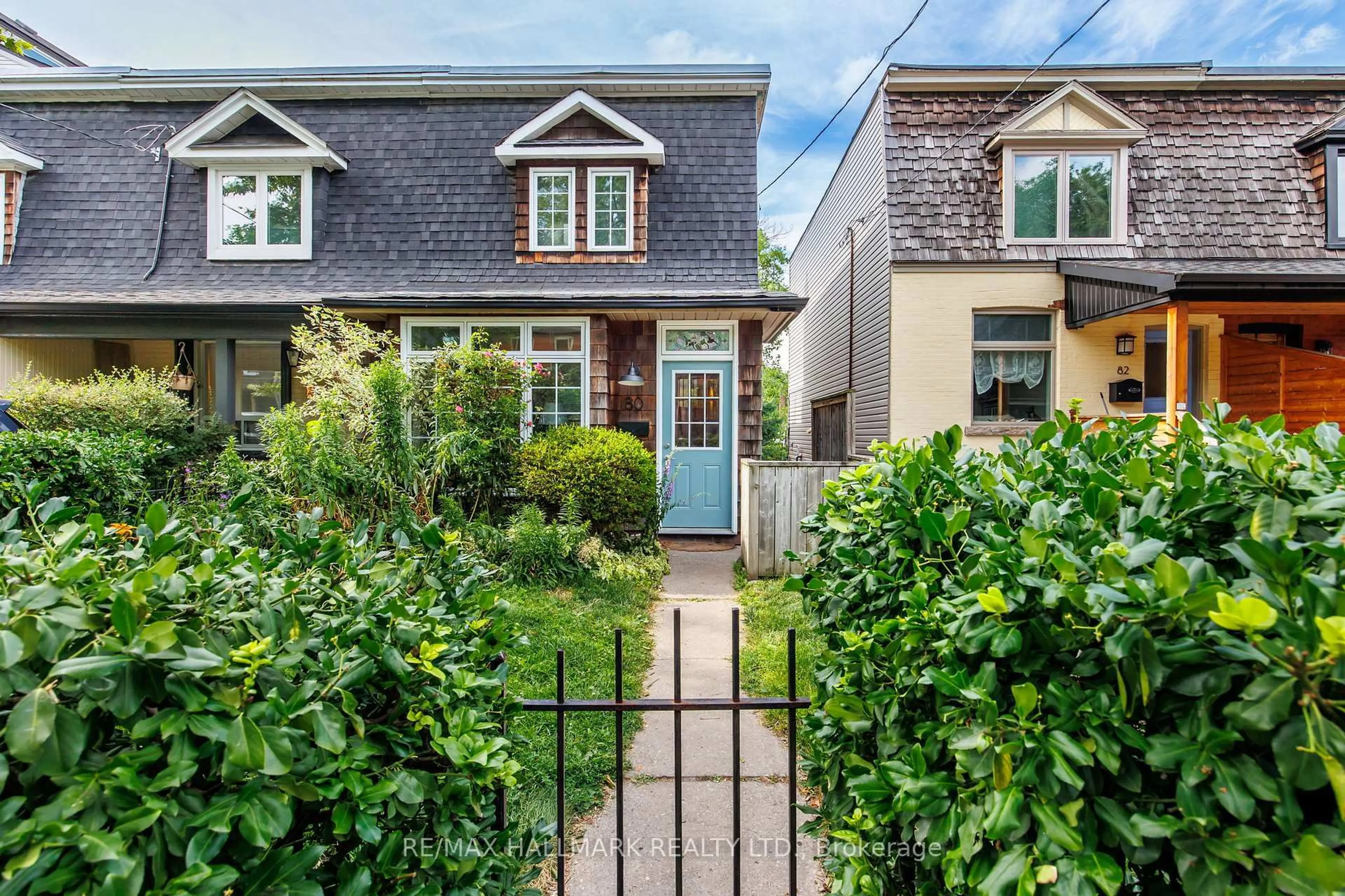 Home with vinyl exterior material, street for 80 Withrow Ave, Toronto Ontario M4K 1C9