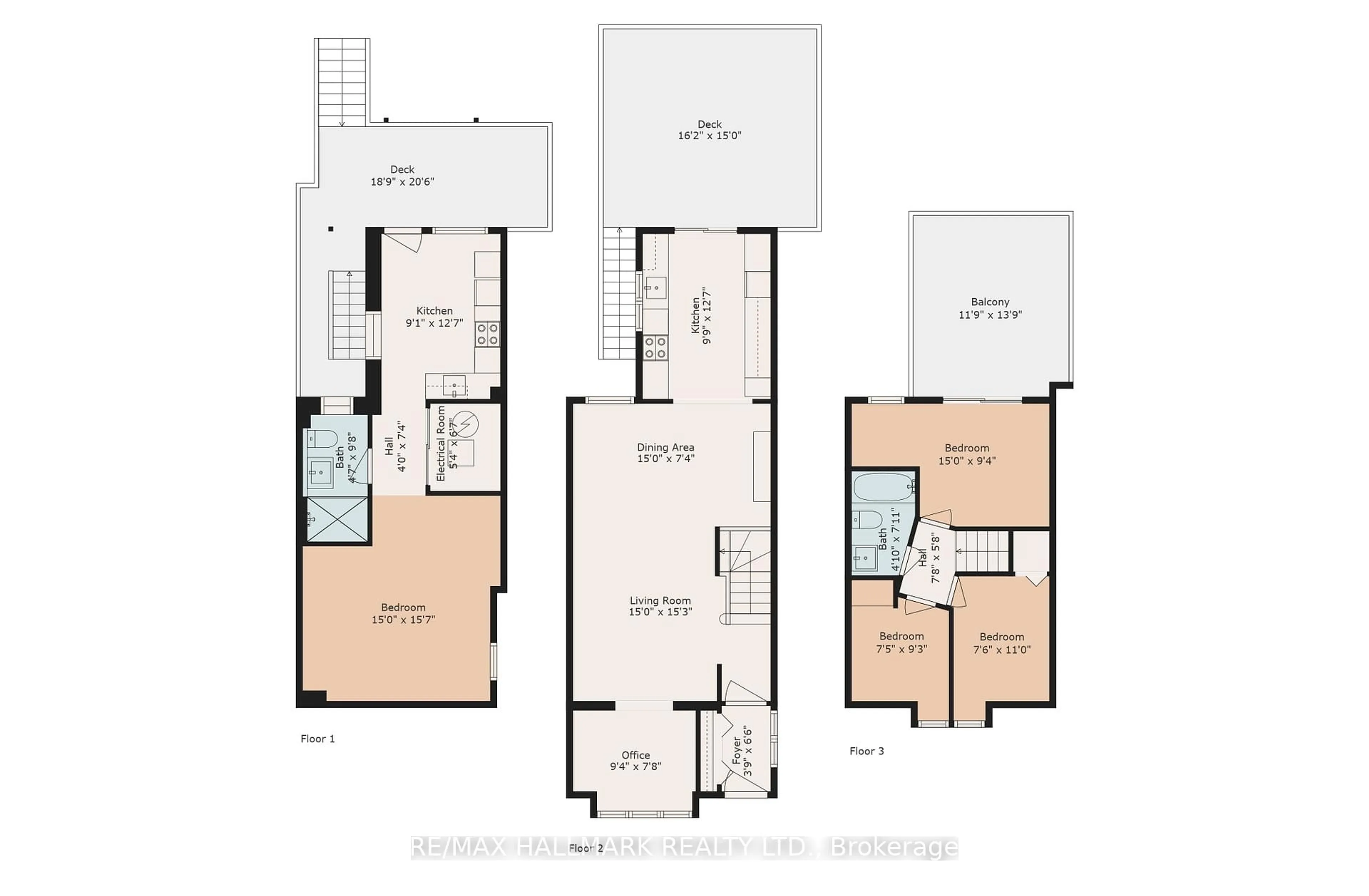 Floor plan for 80 Withrow Ave, Toronto Ontario M4K 1C9