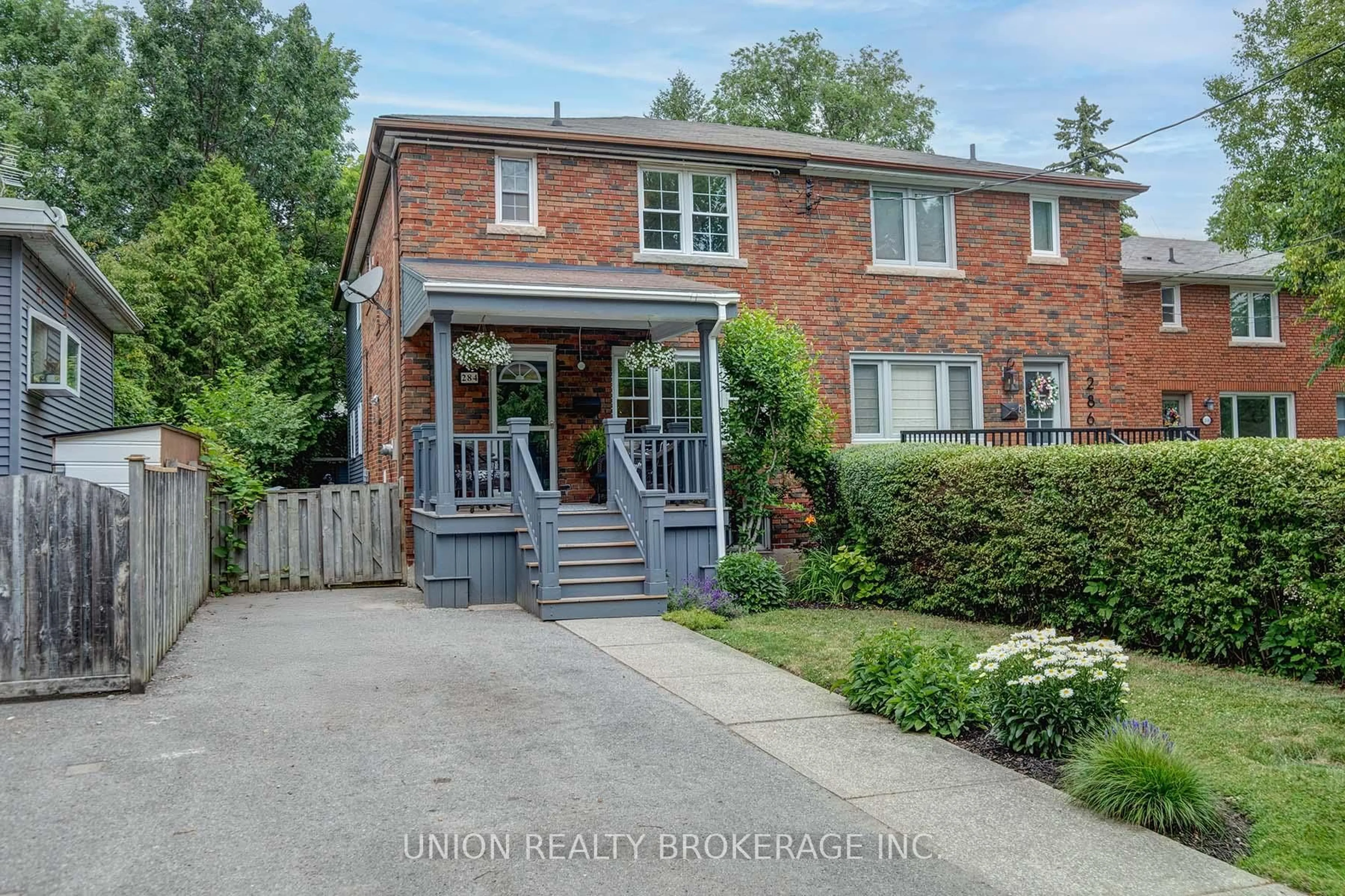 Home with brick exterior material, street for 284 Swanwick Ave, Toronto Ontario M1N 1W4
