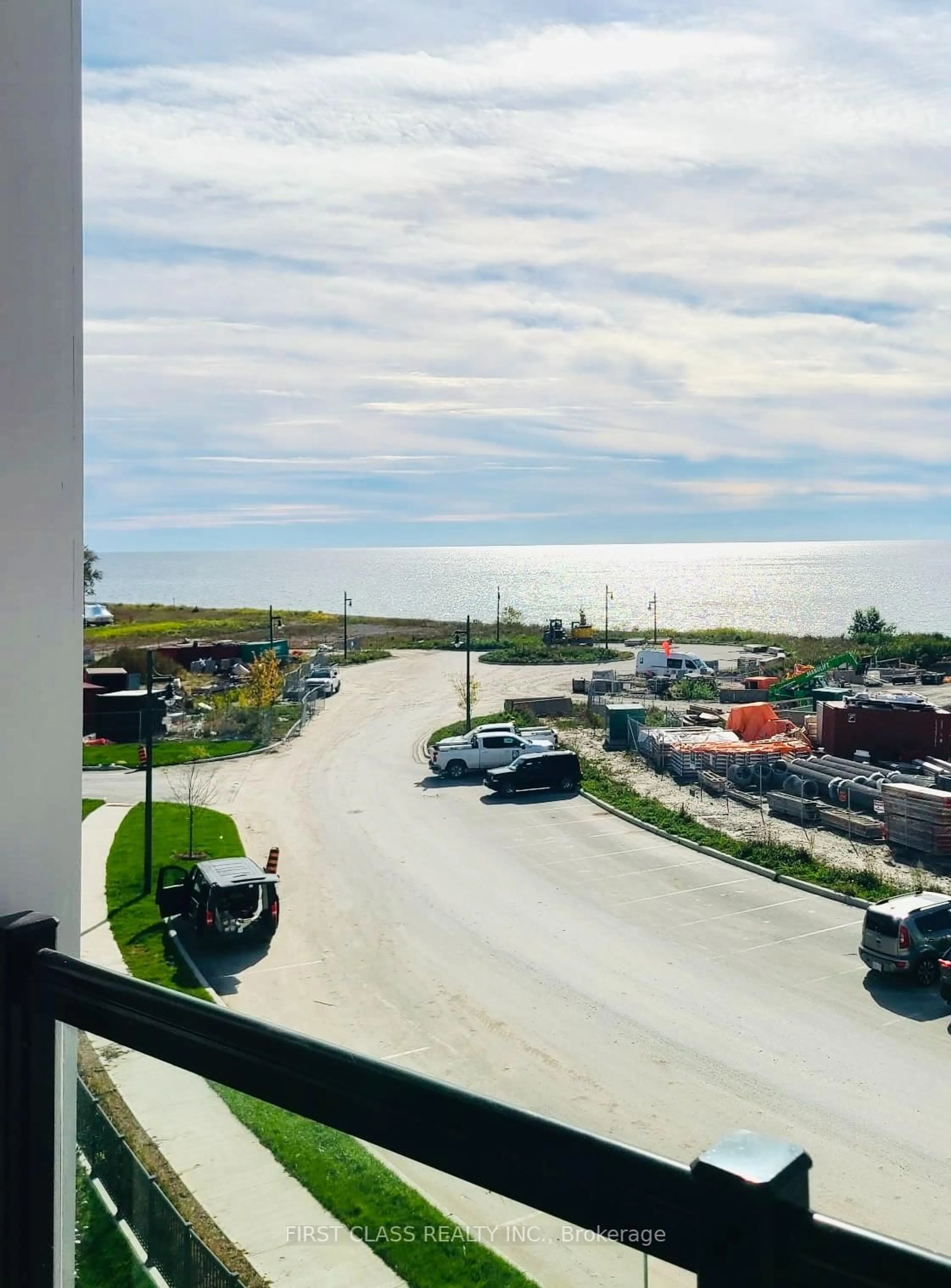 Balcony in the apartment, city buildings view from balcony for 50 Lakebreeze Dr #317, Clarington Ontario L1B 0V9