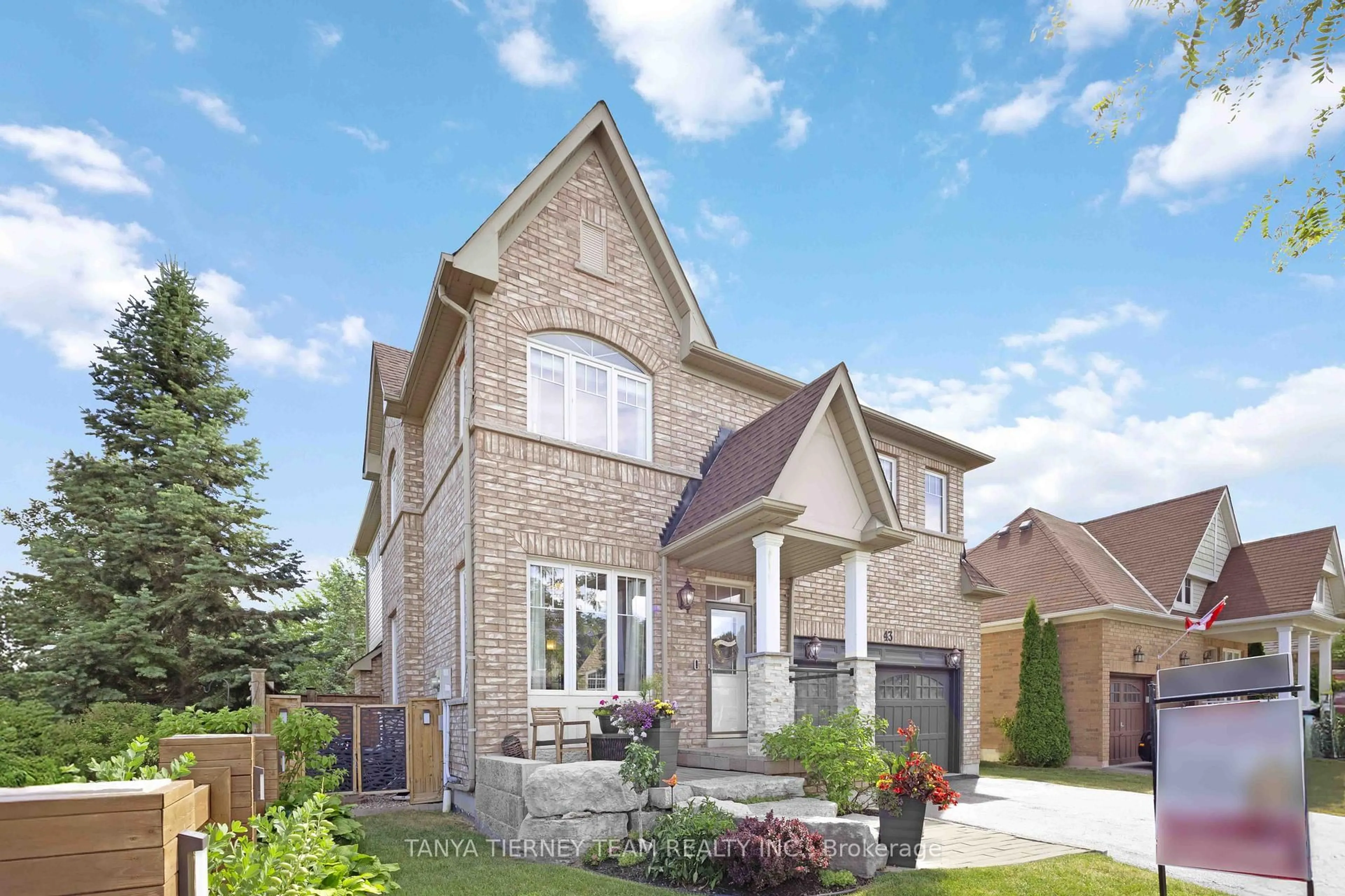 Home with brick exterior material, street for 43 Robert Attersley Dr, Whitby Ontario L1R 0B6