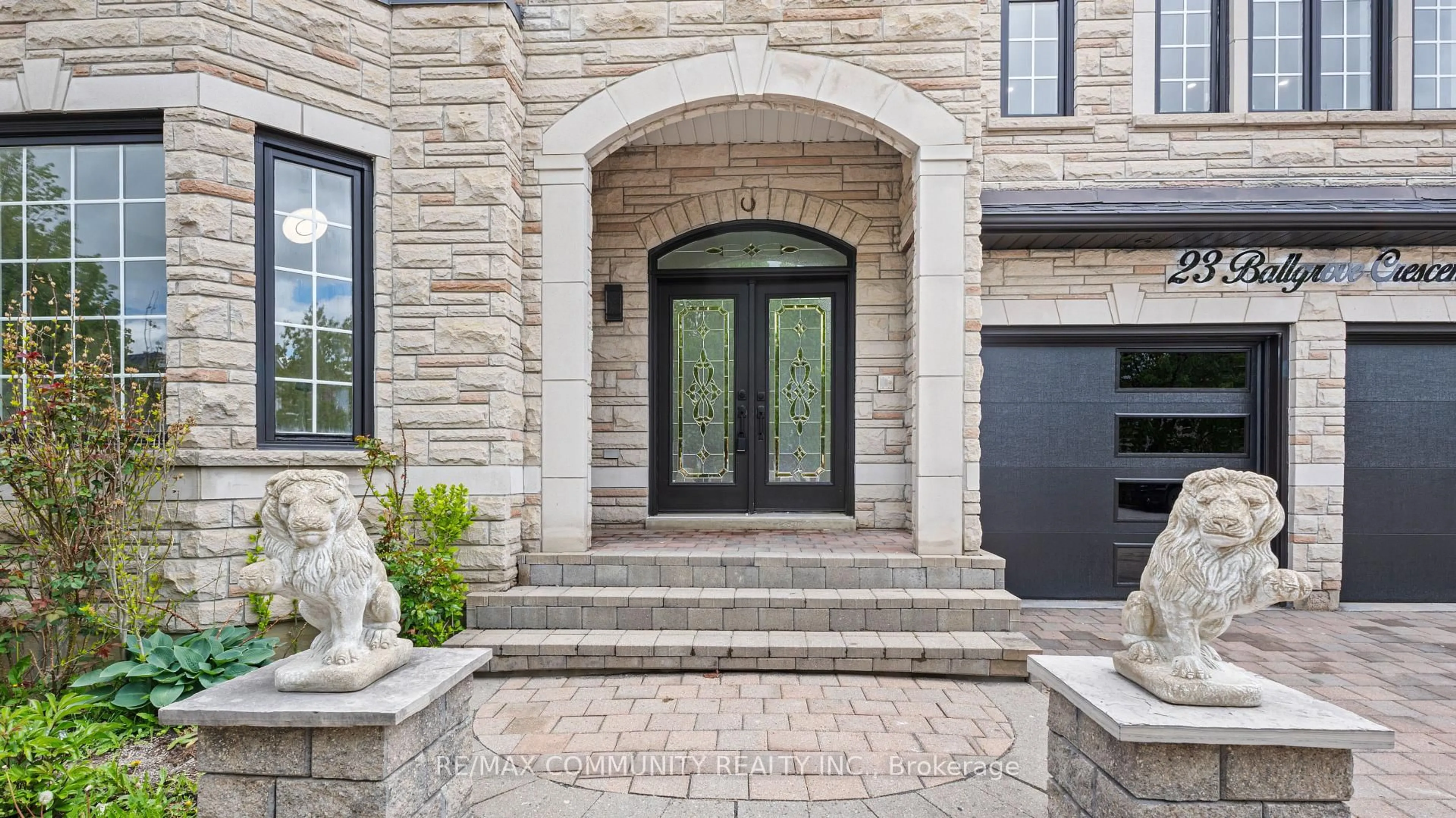 Home with brick exterior material, street for 23 Ballgrove Cres, Ajax Ontario L1T 4Z3