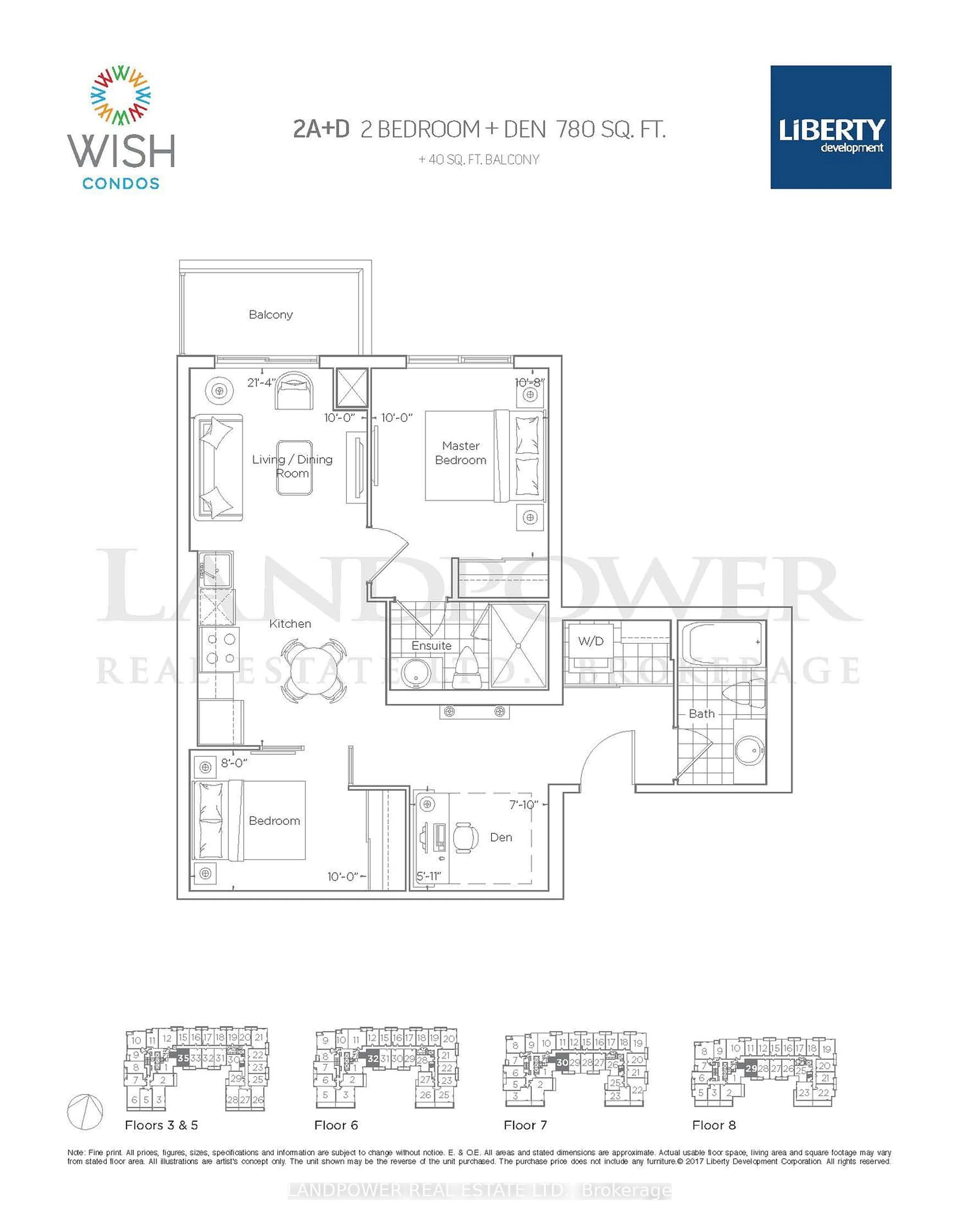 Floor plan for 3121 Sheppard Ave #535, Toronto Ontario M1T 0B6