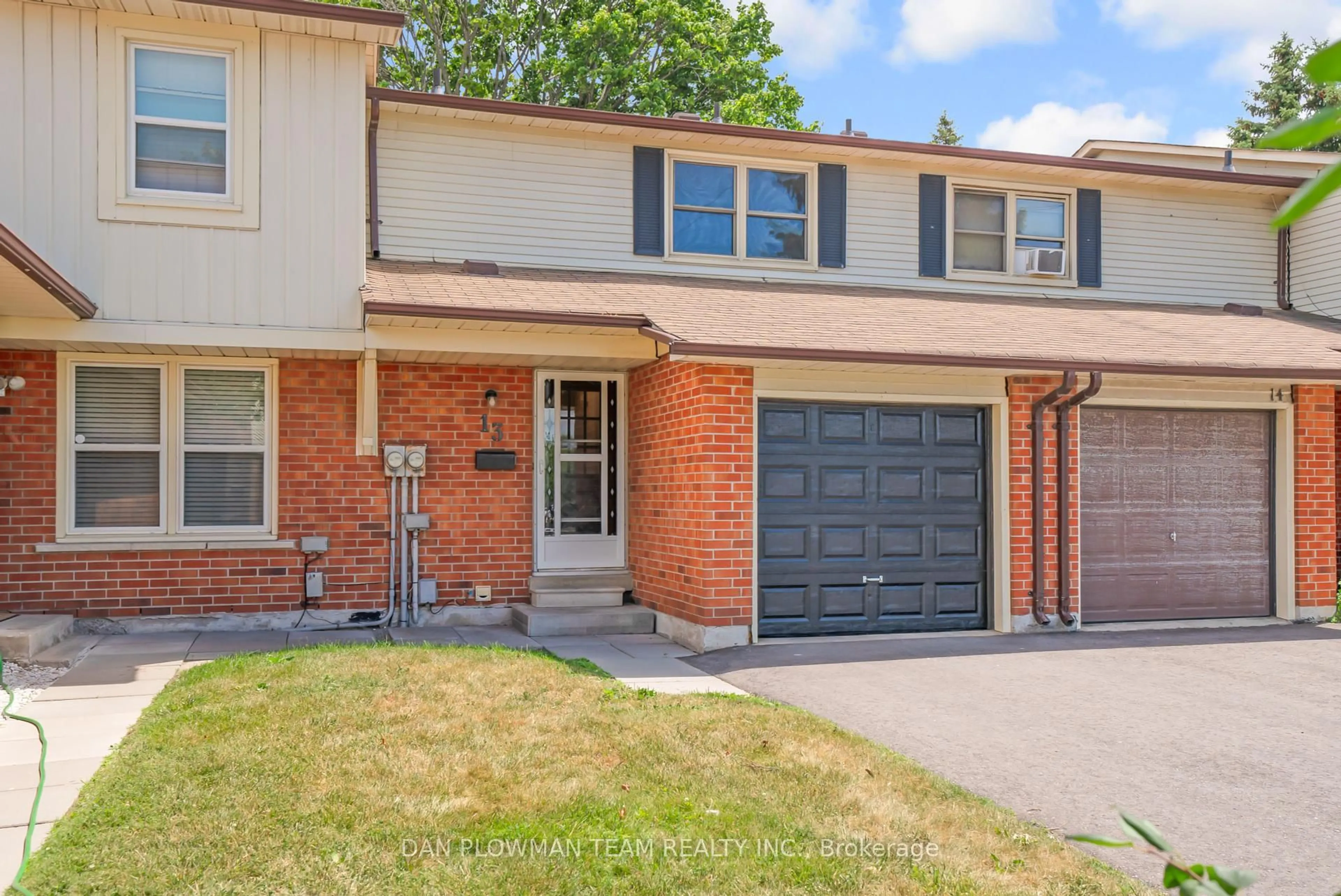Home with brick exterior material, street for 450 Bristol Cres #13, Oshawa Ontario L1J 6M3