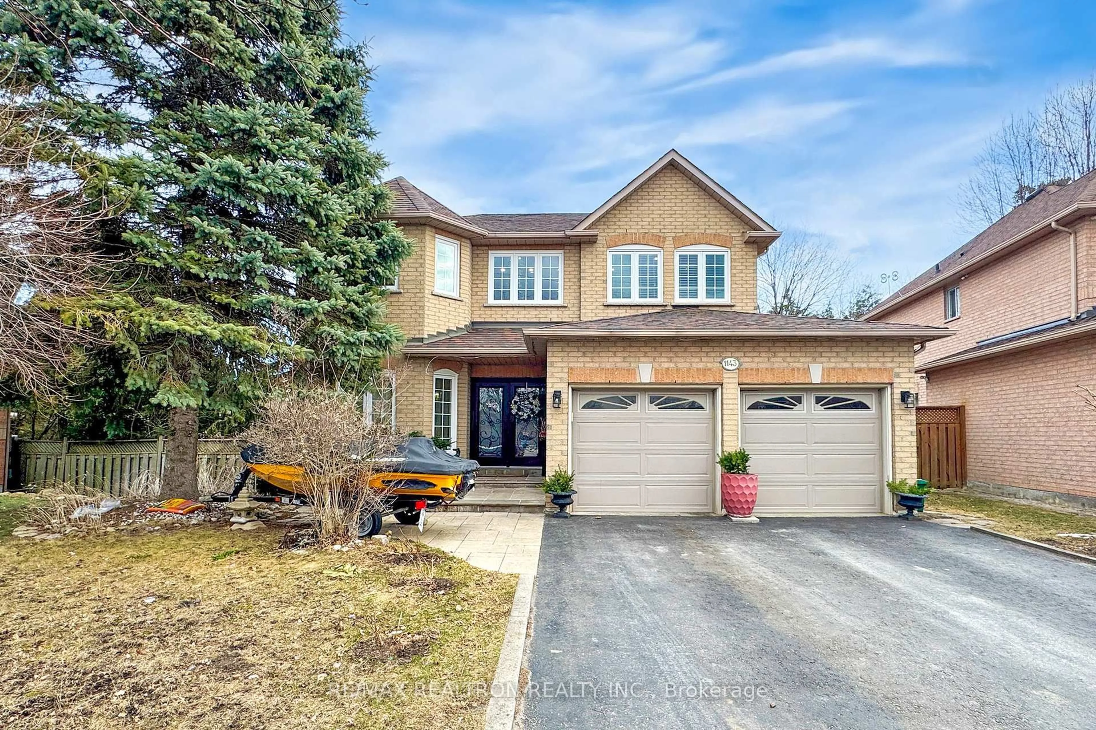 Home with brick exterior material, street for 1143 Gossamer Dr, Pickering Ontario L1X 2T8
