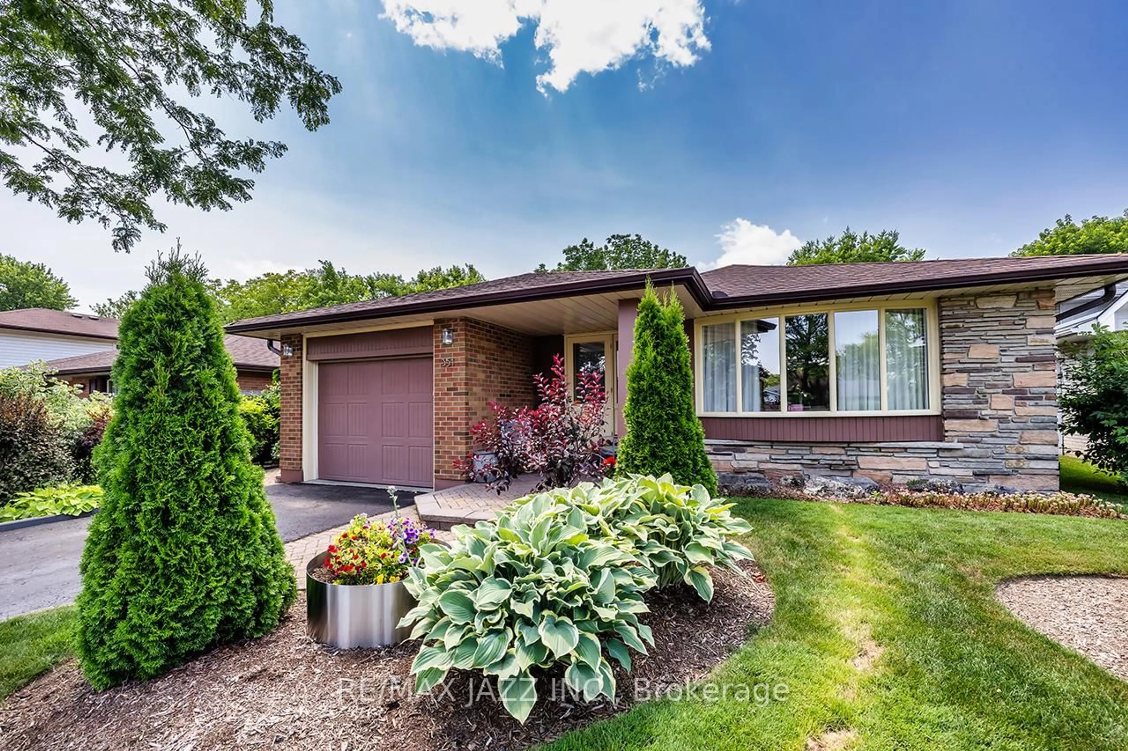 Home with brick exterior material, street for 351 Orange Cres, Oshawa Ontario L1G 5X2